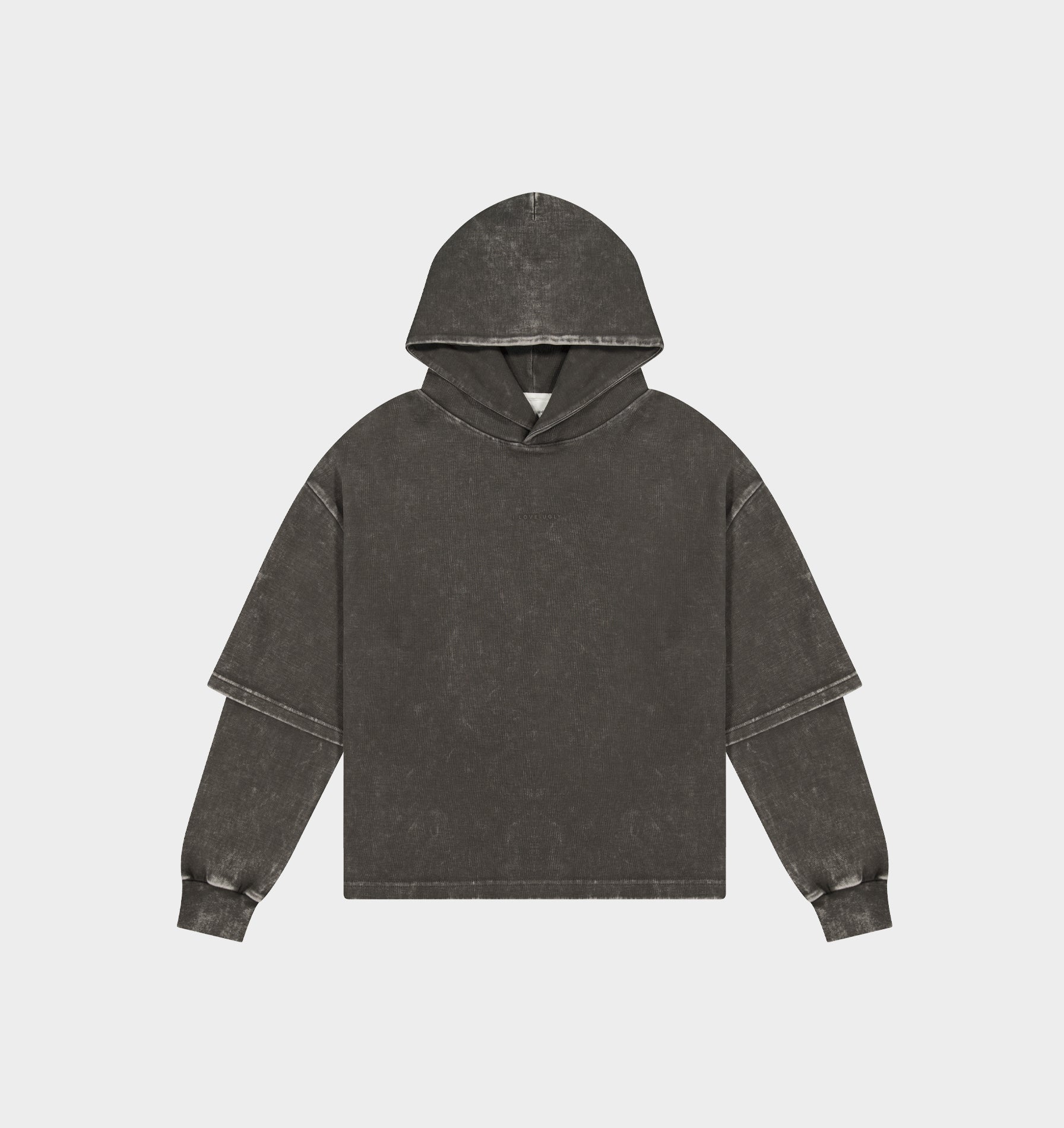 Layered Box Hood - Washed Clover