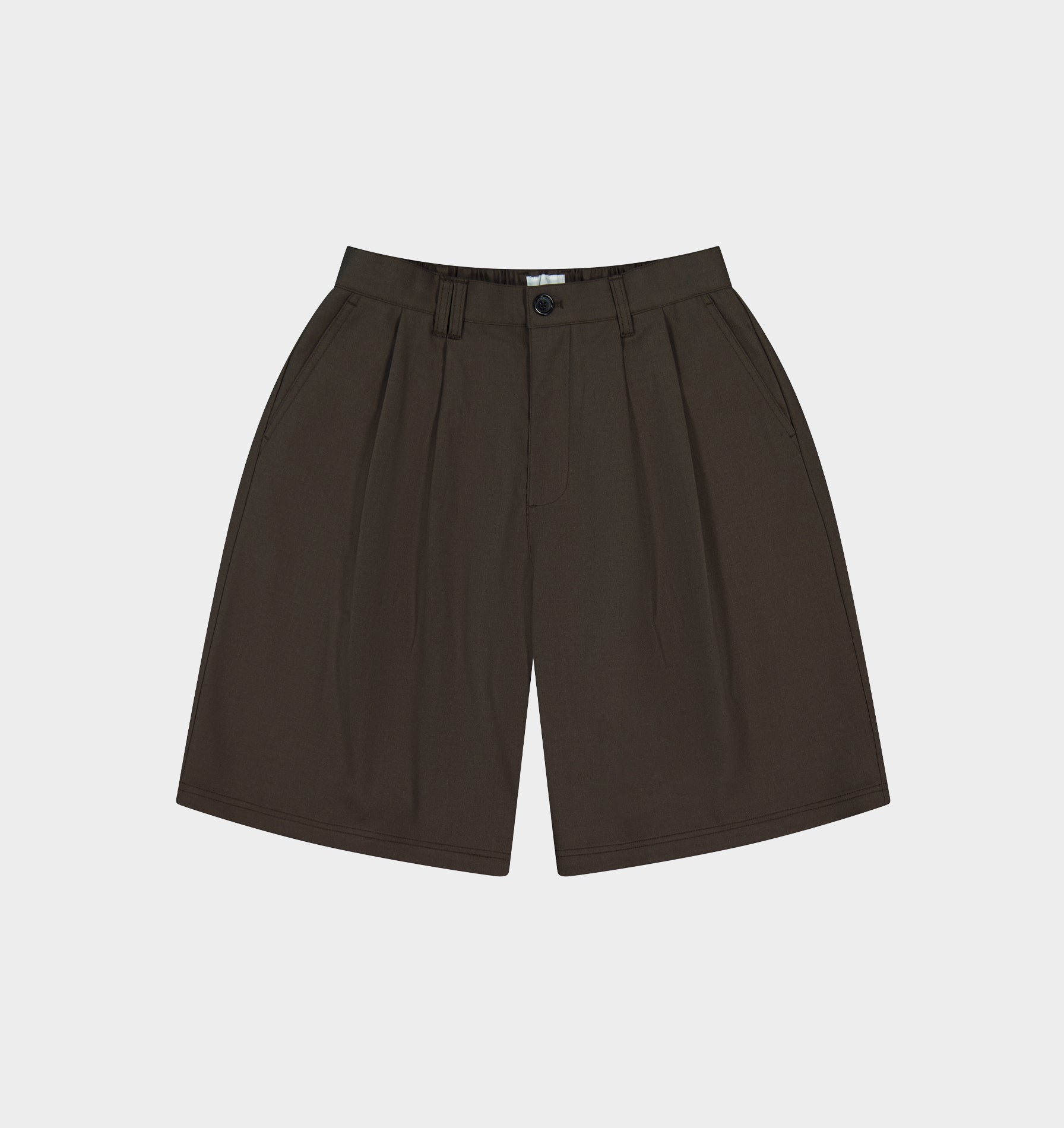 Alby Pleated Short - Mushroom