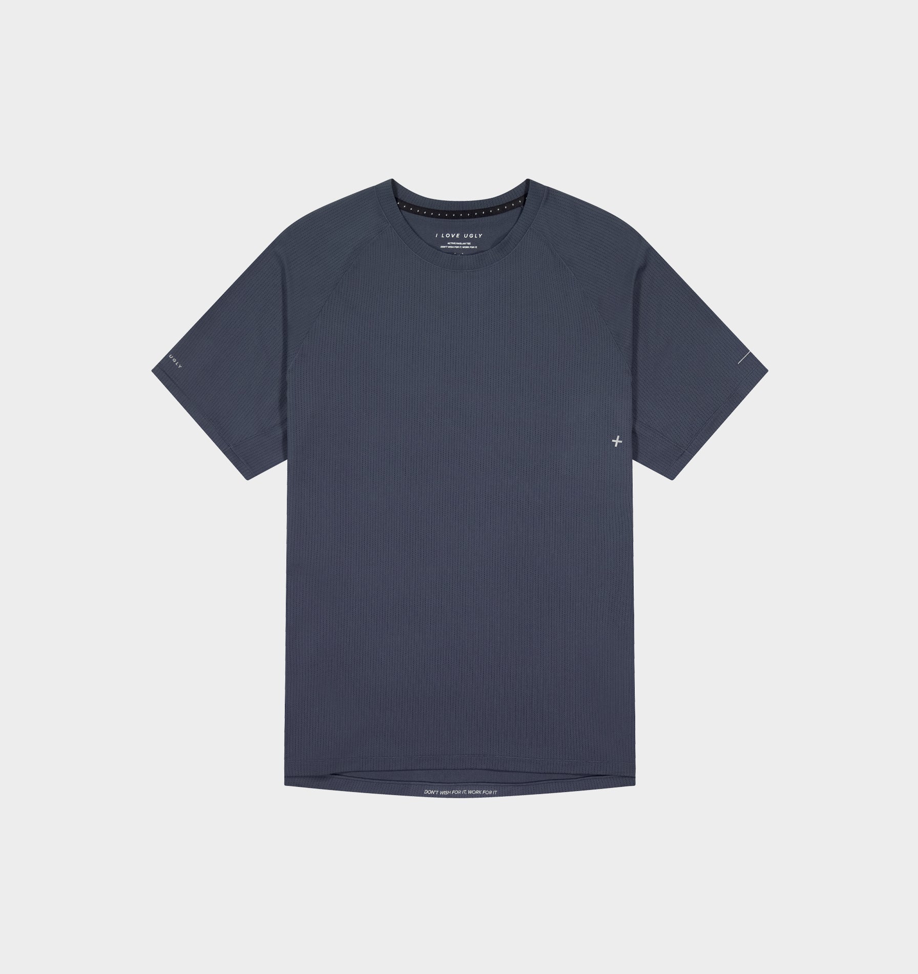 Active Raglan Tee - Charcoal