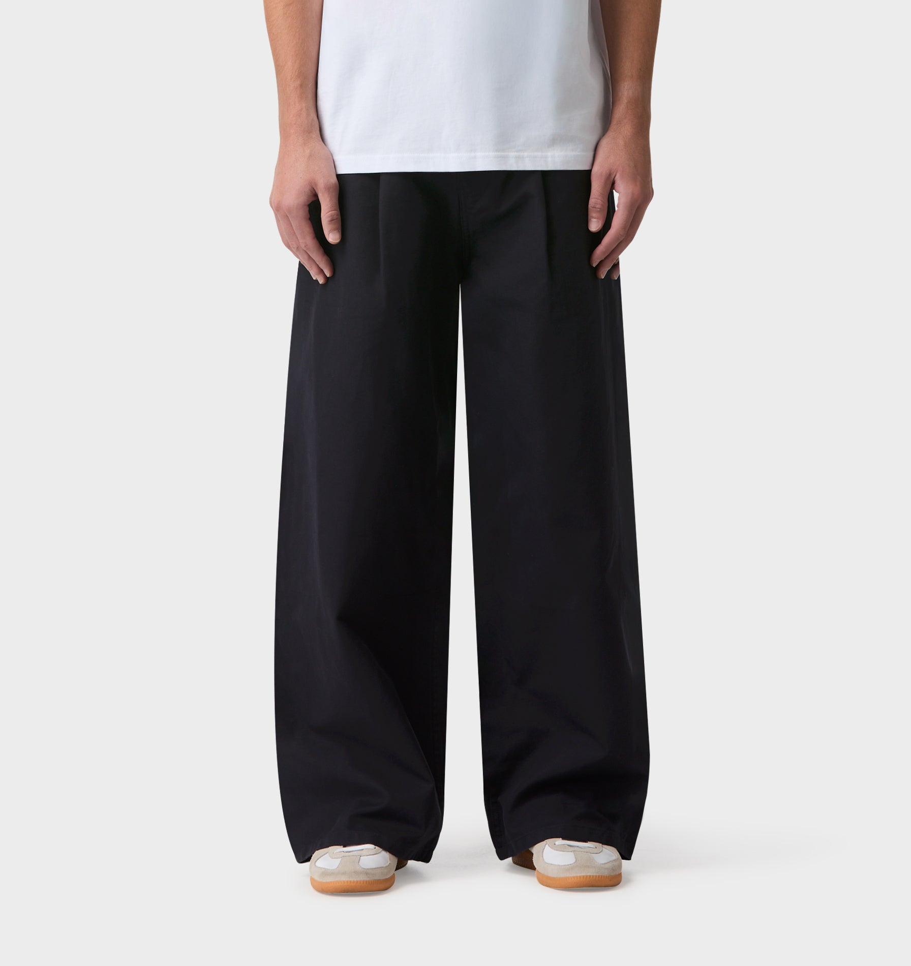 Balloon Pleat Pant - Dark Navy
