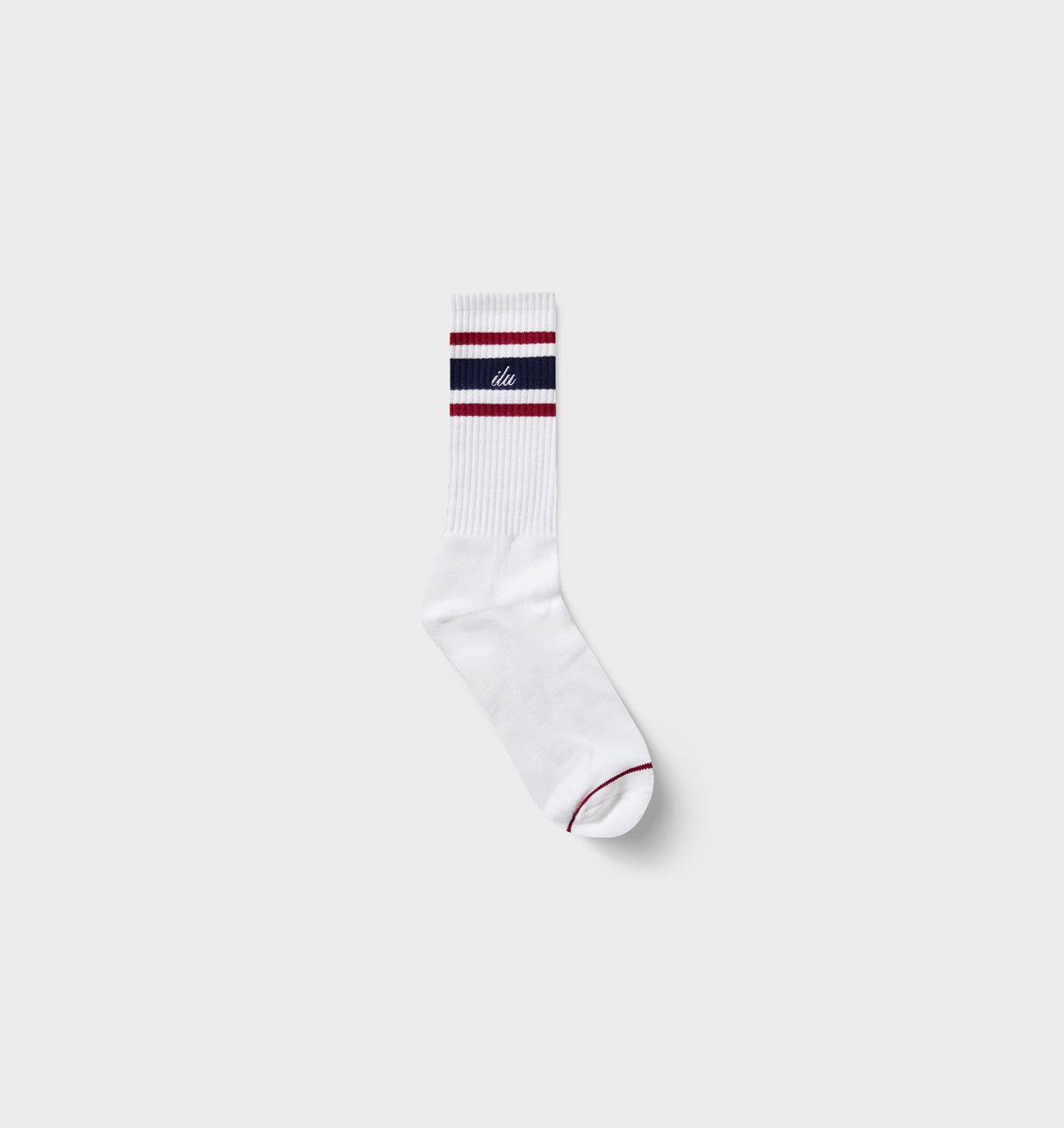 Tottenham Sock - Glacier/Red Wine
