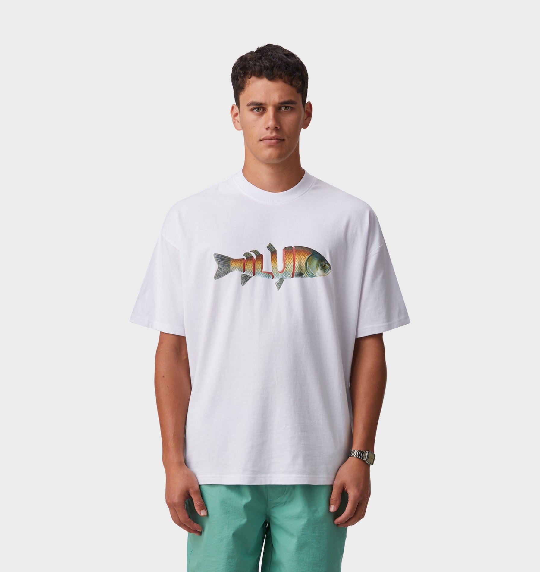 Trout Box Tee - White