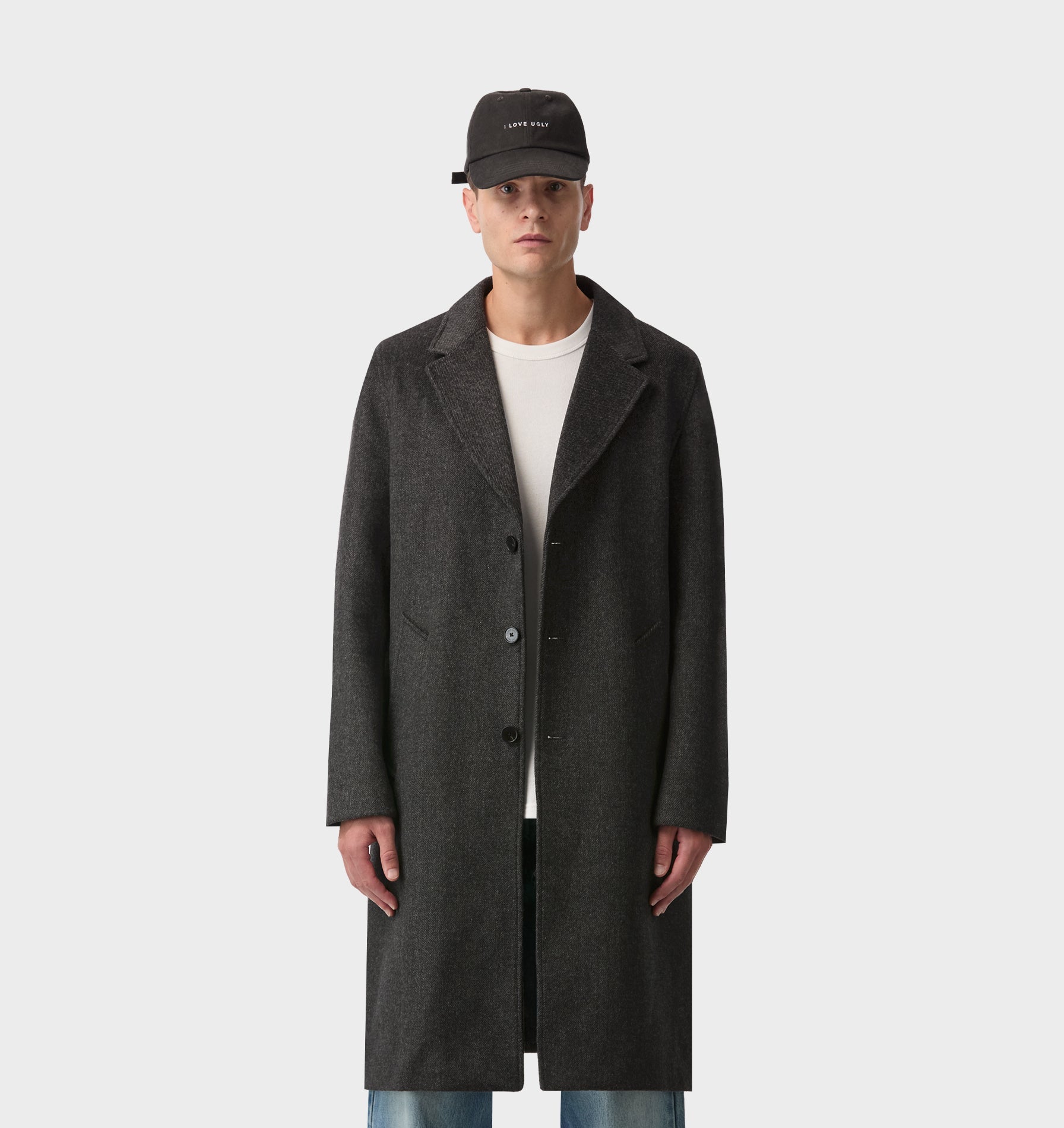 Don Car Coat - Charcoal