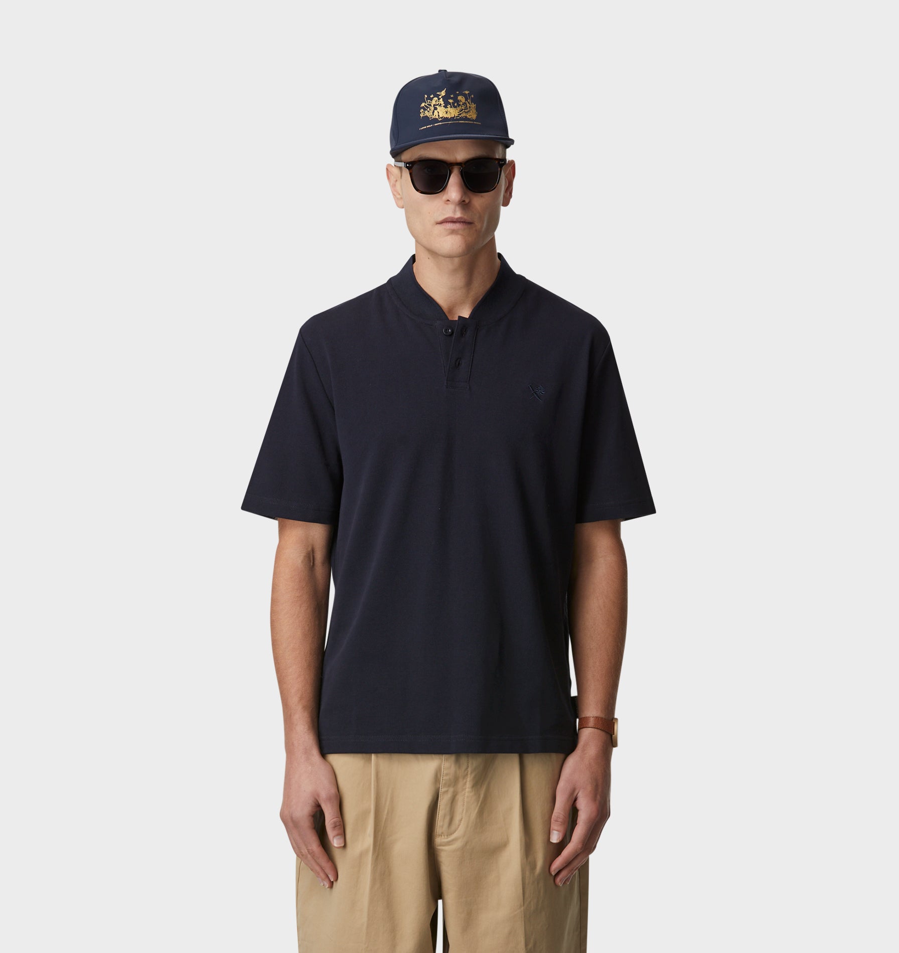 Paden SS Polo Shirt - Navy