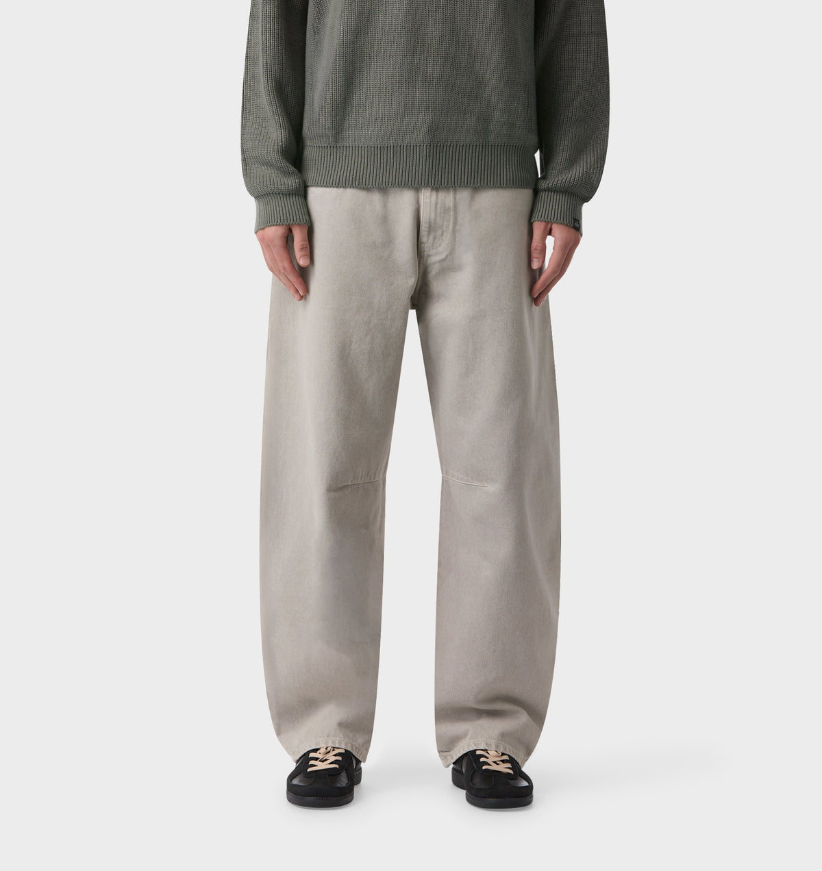 Barrel Leg Denim - Parchment