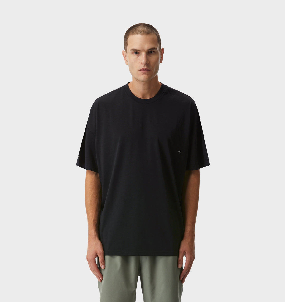 Merino Active Box Tee - Black