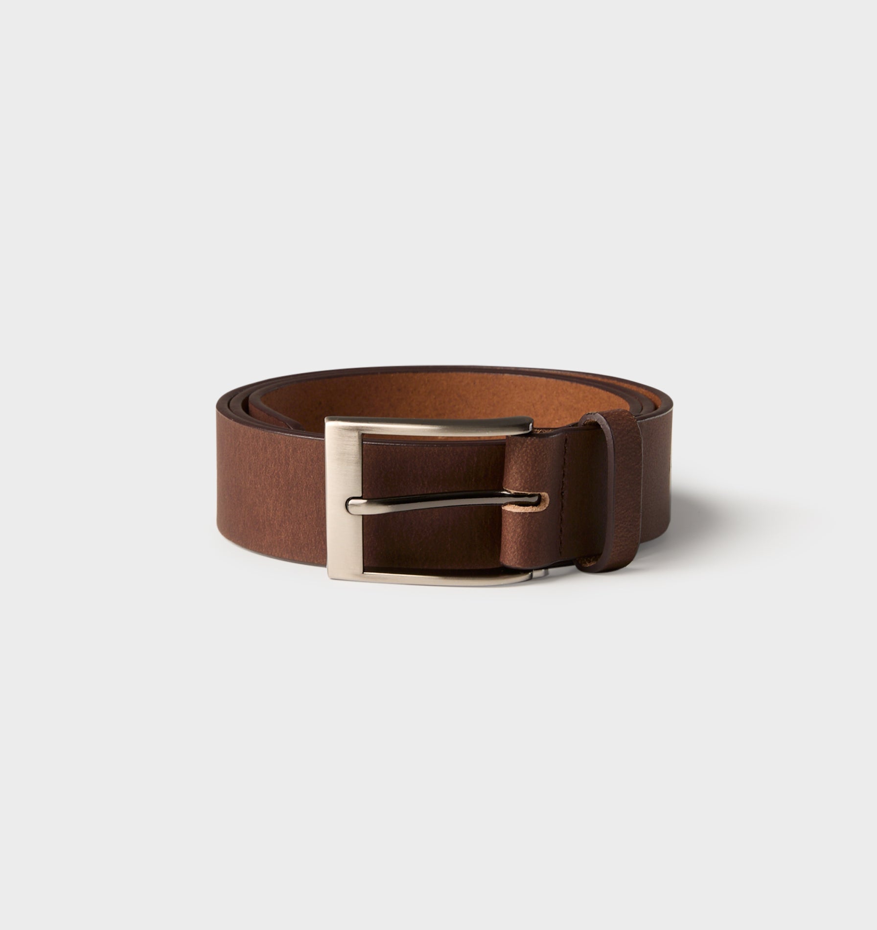 Wallace Leather Belt 2.0 - Dark Brown
