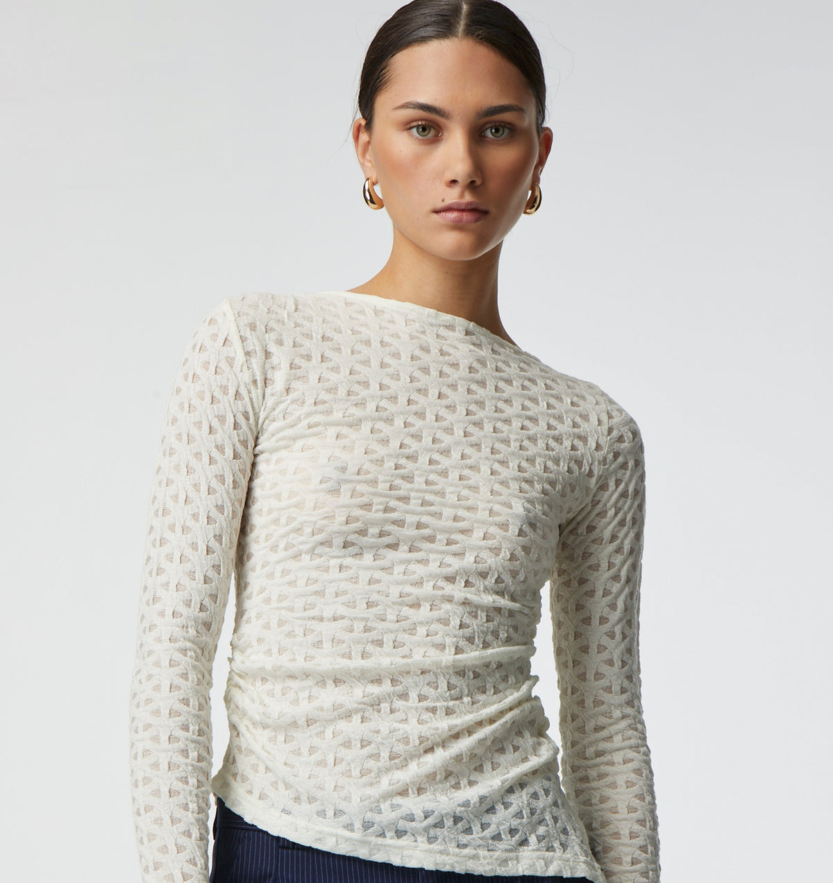 Lani Lace Top - Cream