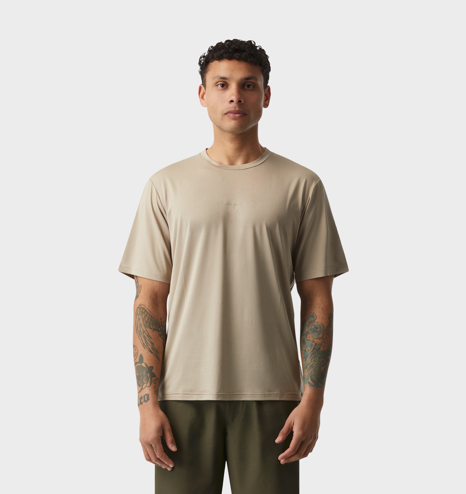 Active Classic Tee - Taupe