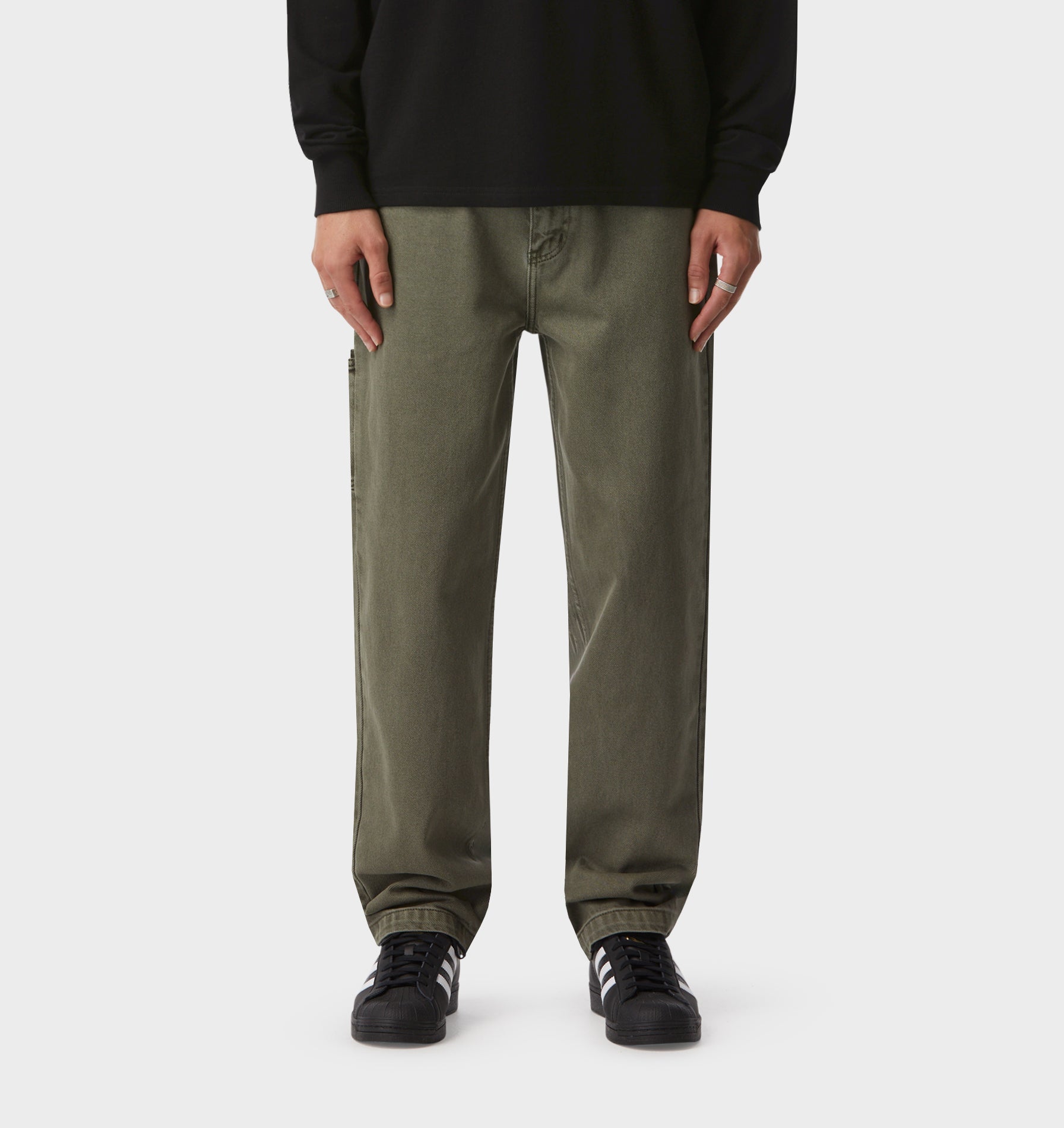 Clean Carpenter Denim - Moss