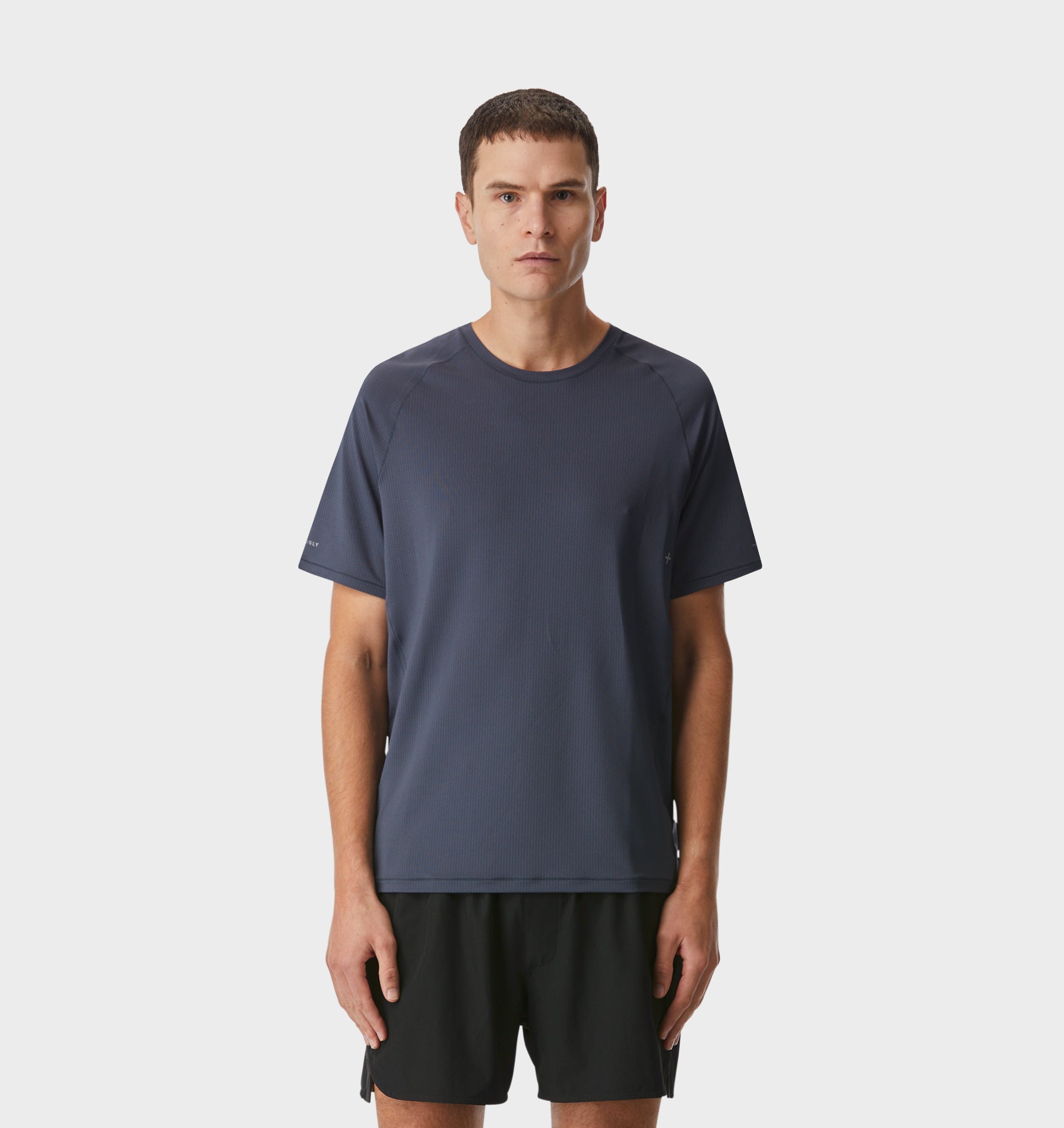 Active Raglan Tee - Charcoal