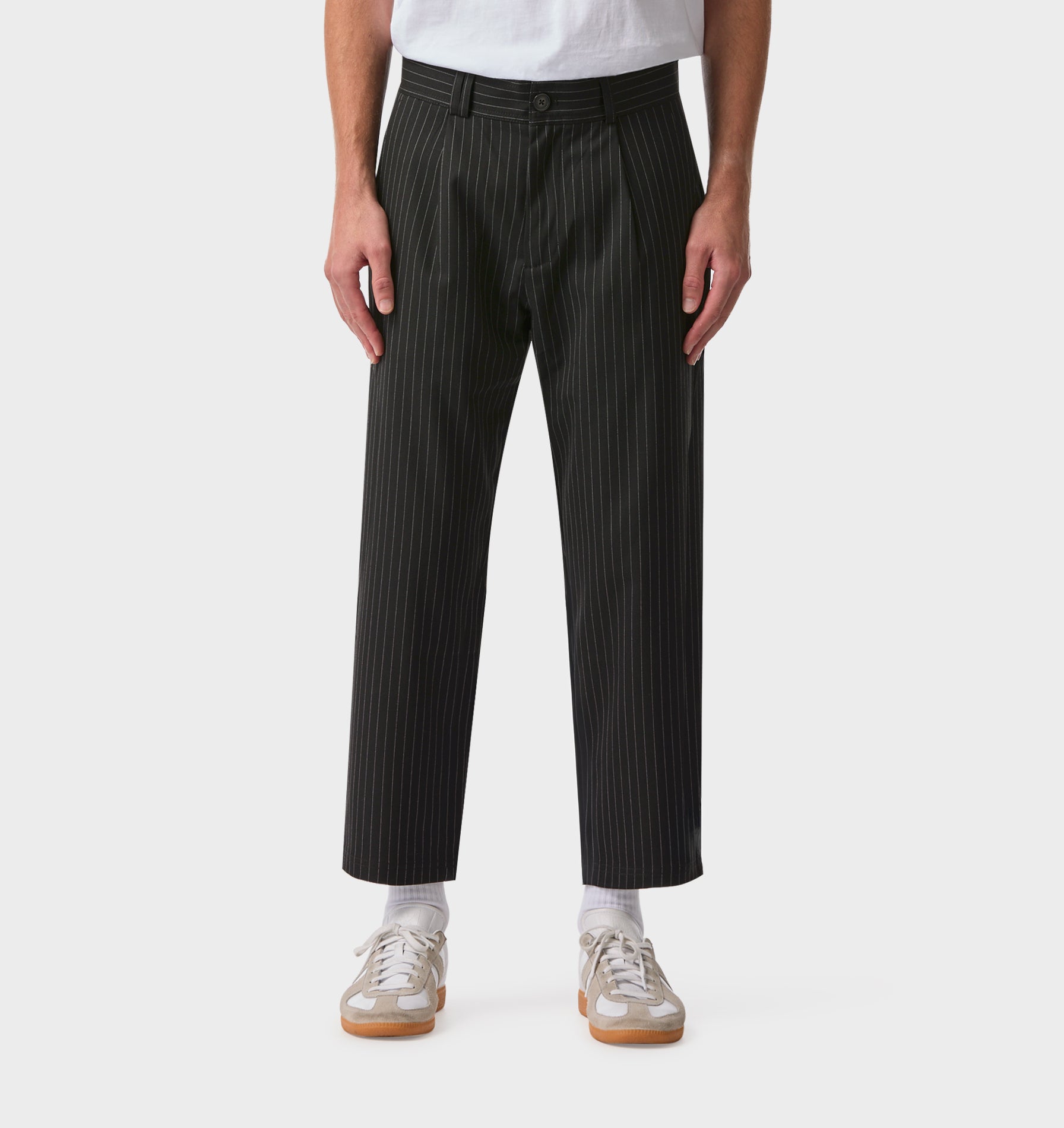 Kobe Dress Pant - Black Pinstripe