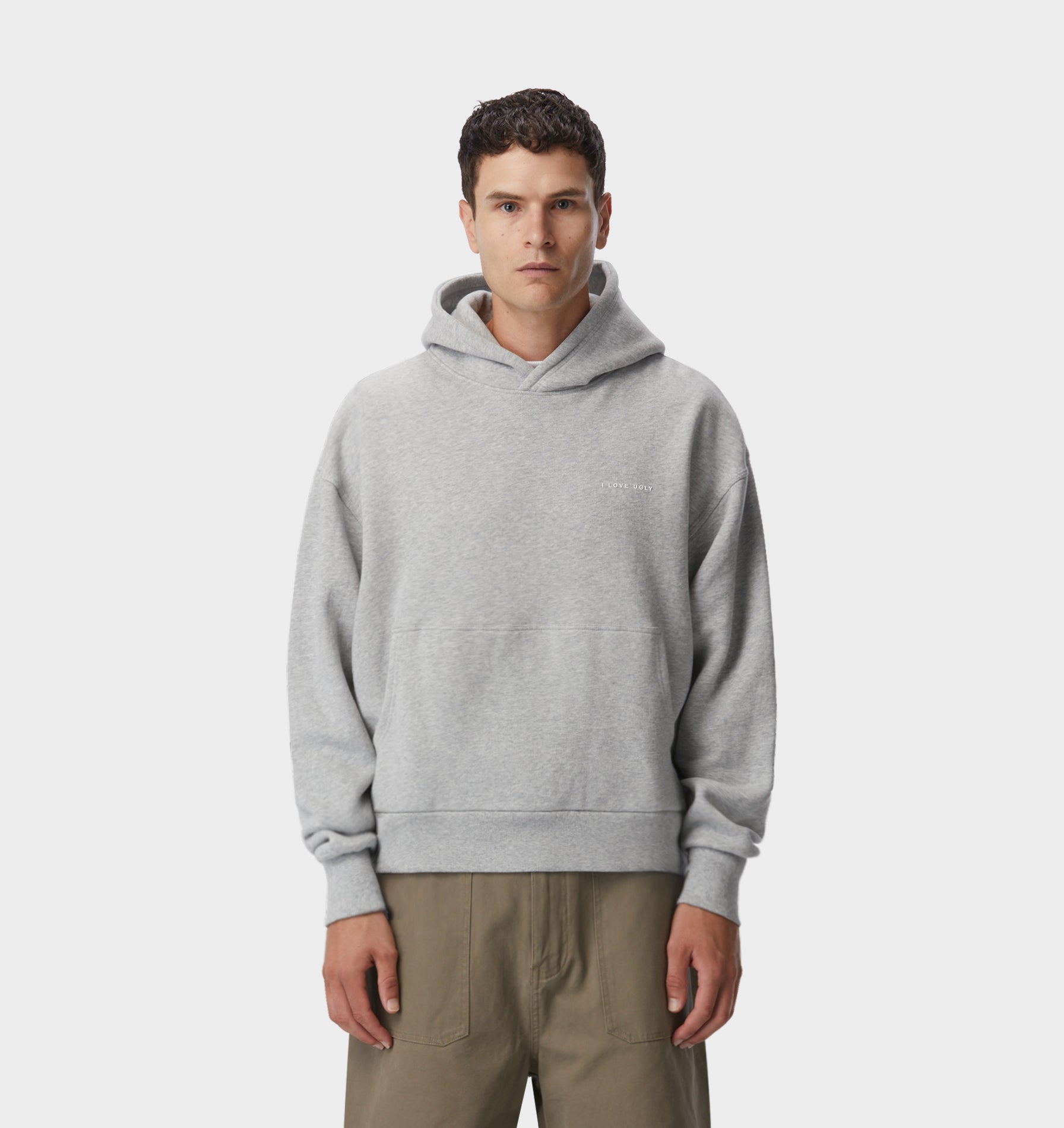 Crop Box Hood - Vintage Grey