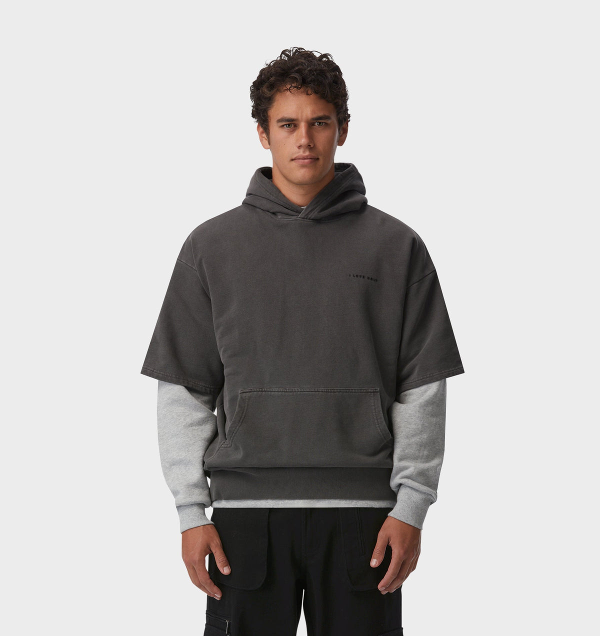 Box SS Hood - Washed Black