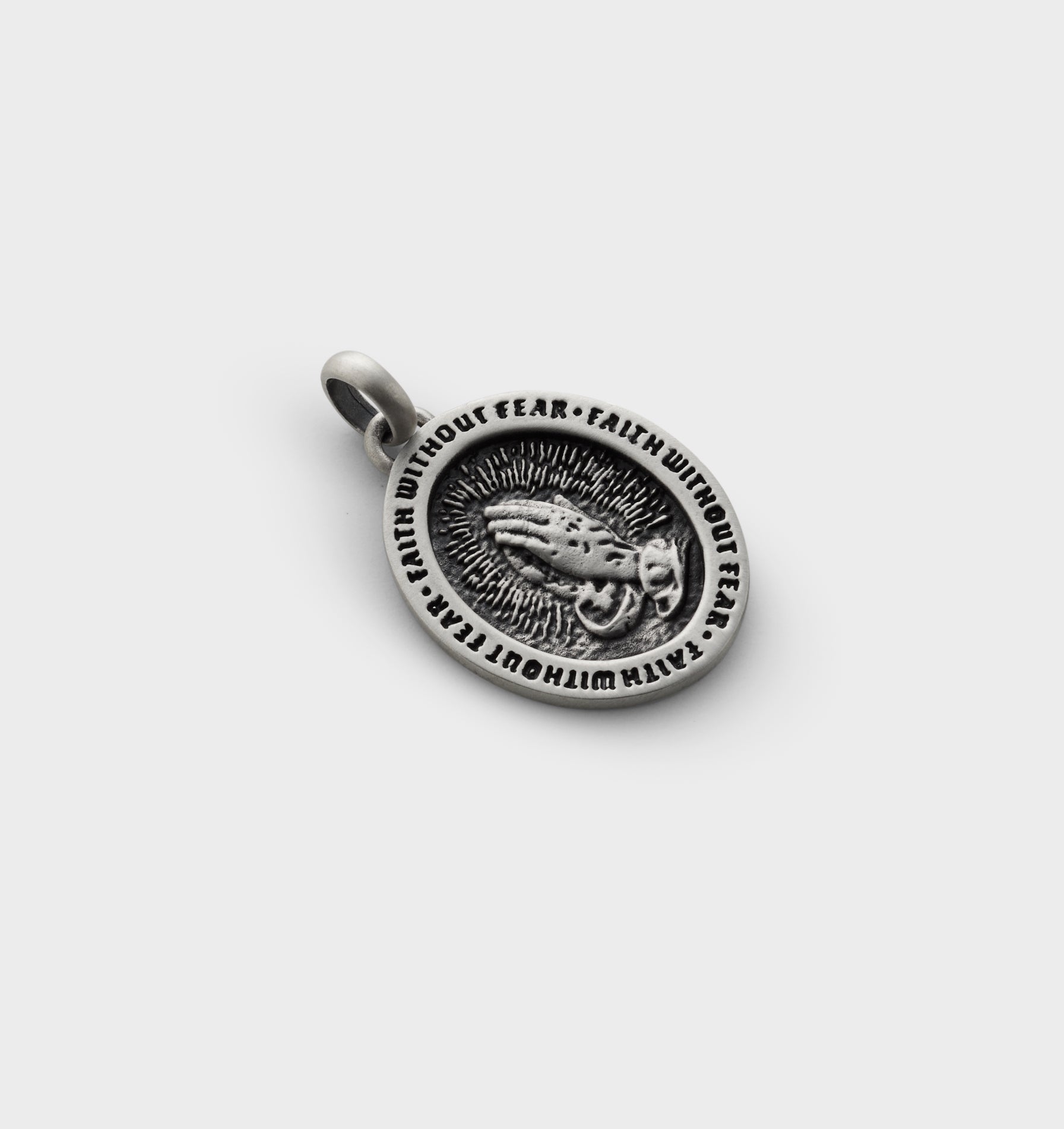 Faith Without Fear Pendant - Silver