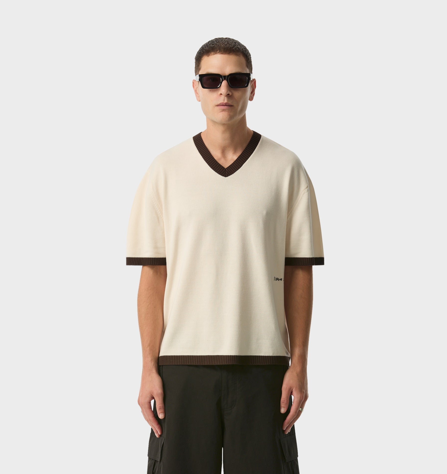 Knit SS Tee - Off White