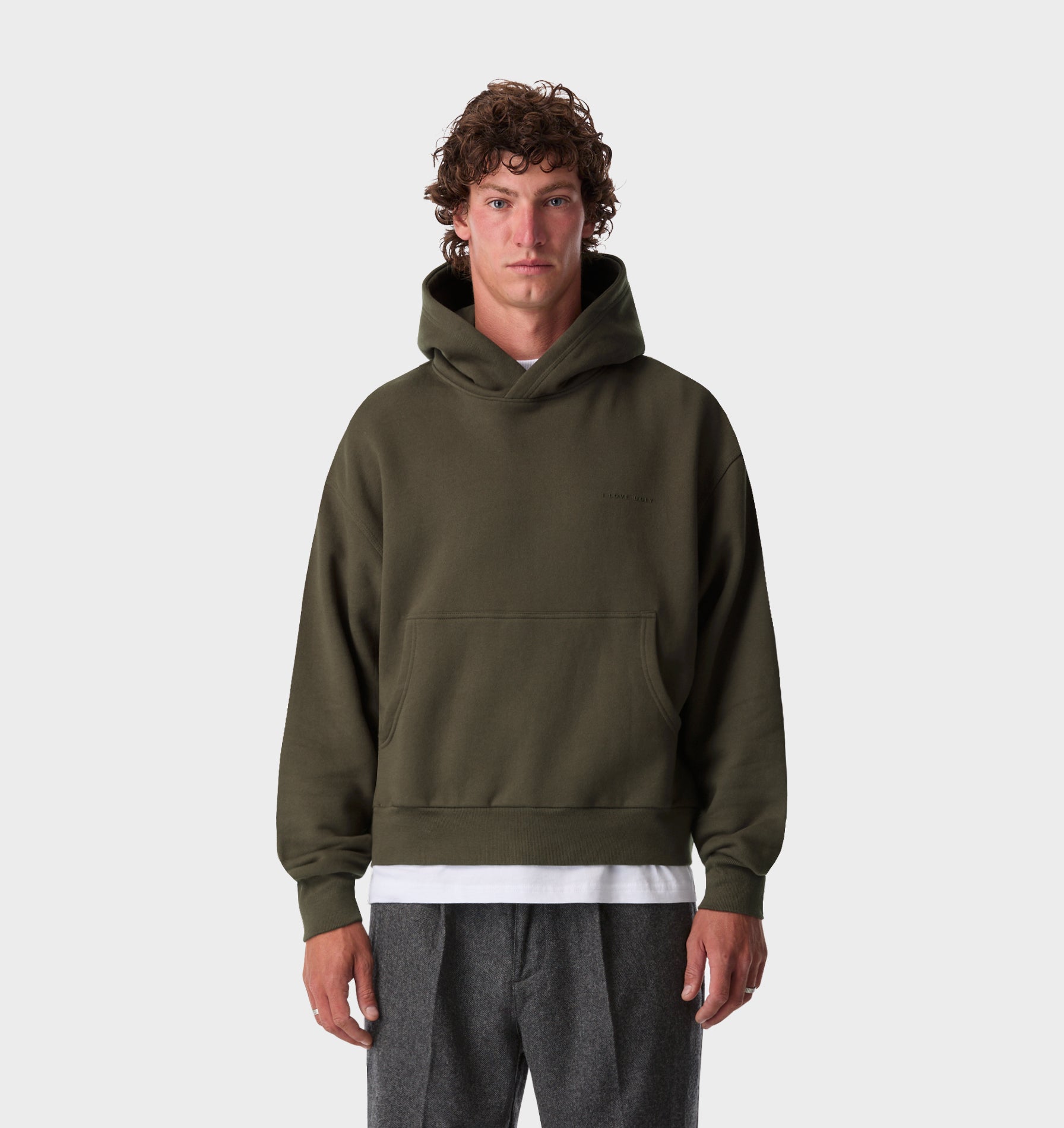 Crop Box Hood - Burnt Olive