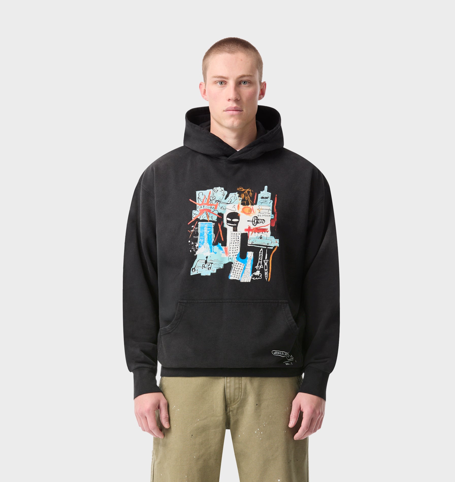Basquiat Carbon Box Hood 2.0 - Faded Black