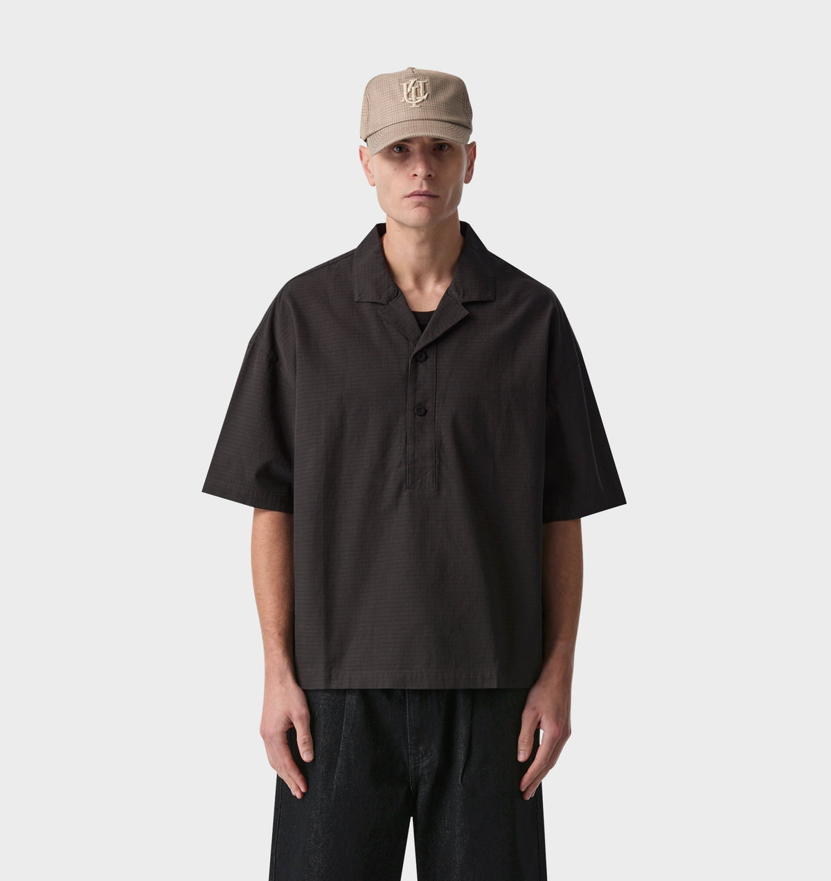 Pullover Campus Shirt - Black