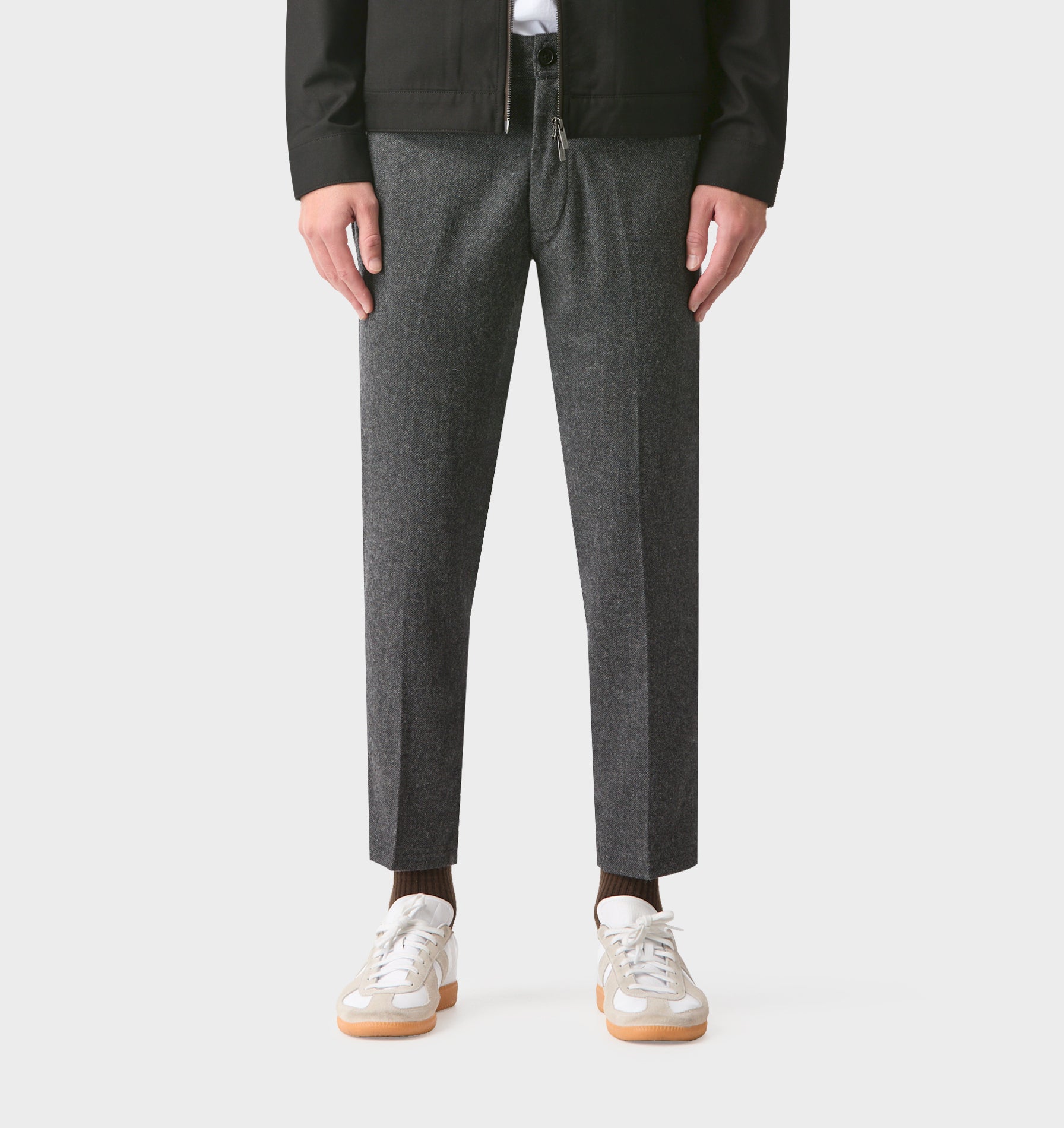 Slim Kobe Pant - Regular - Charcoal Wool