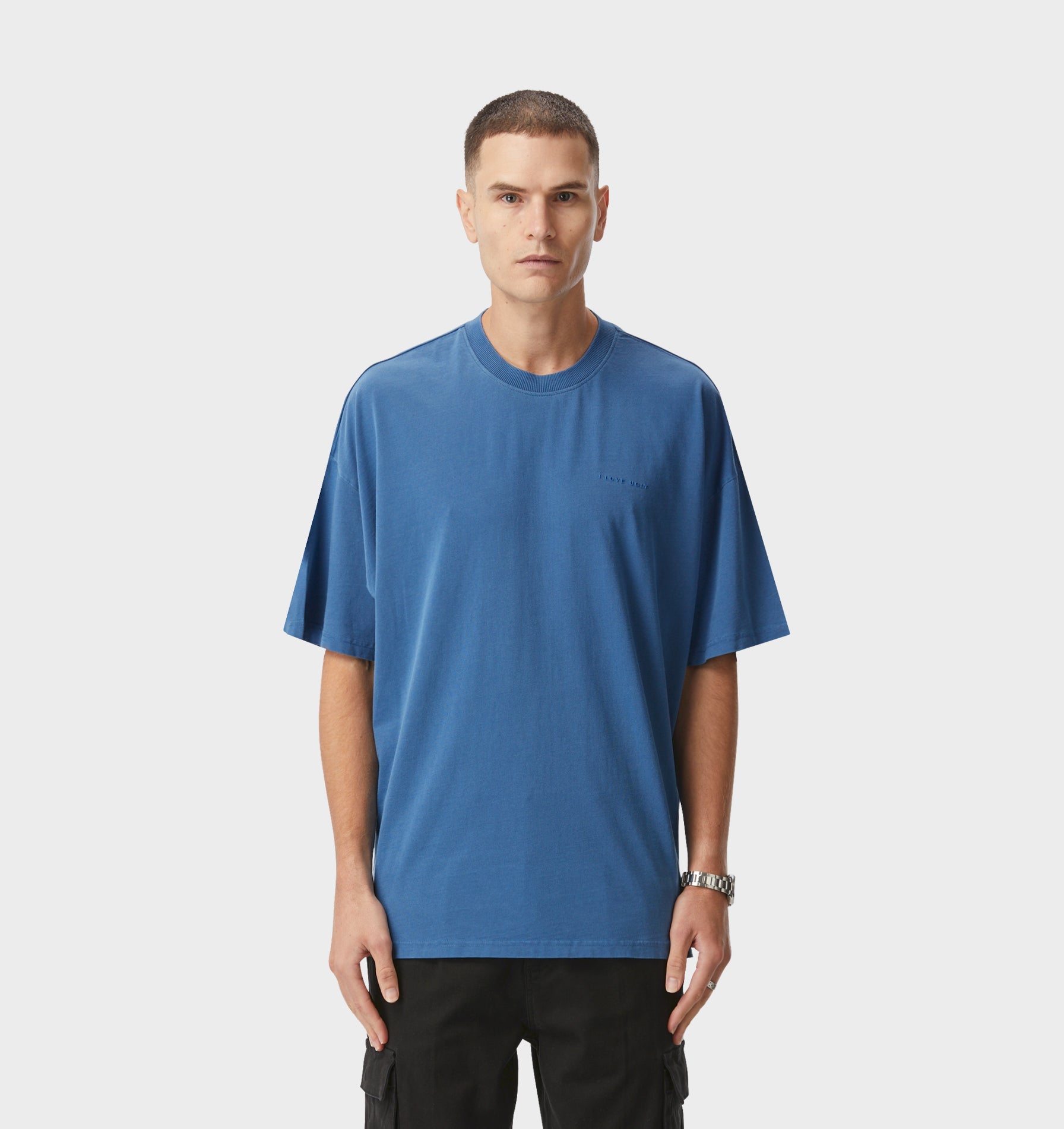 Box Tee - Washed Cobalt