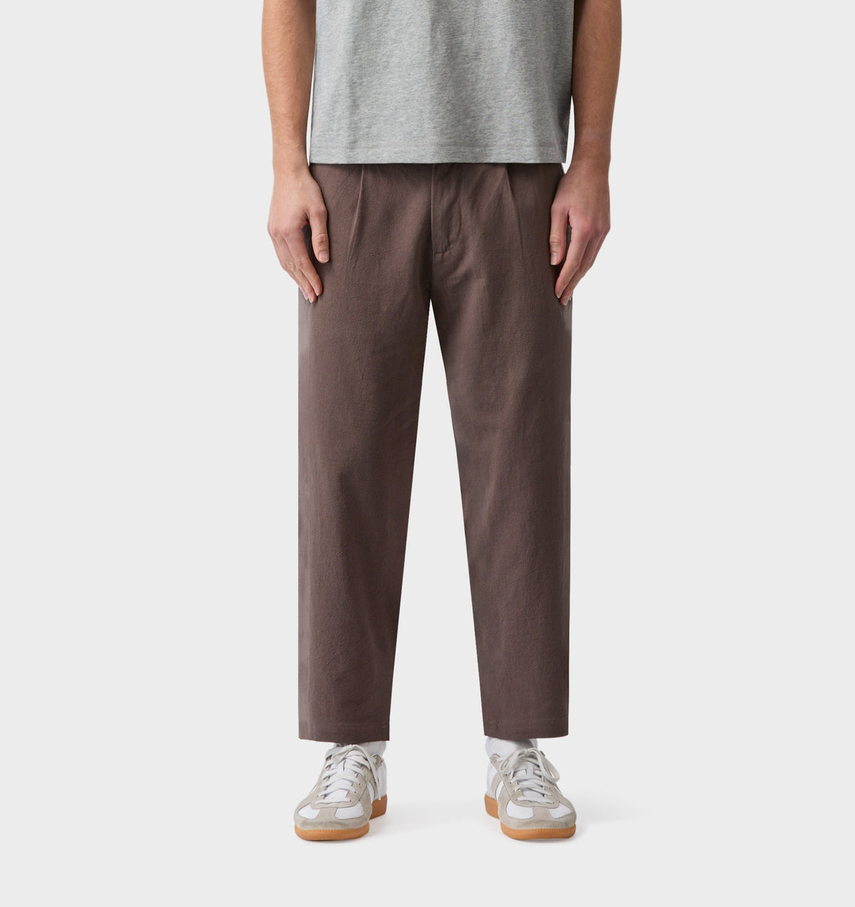Linen Kobe Pant - Mushroom