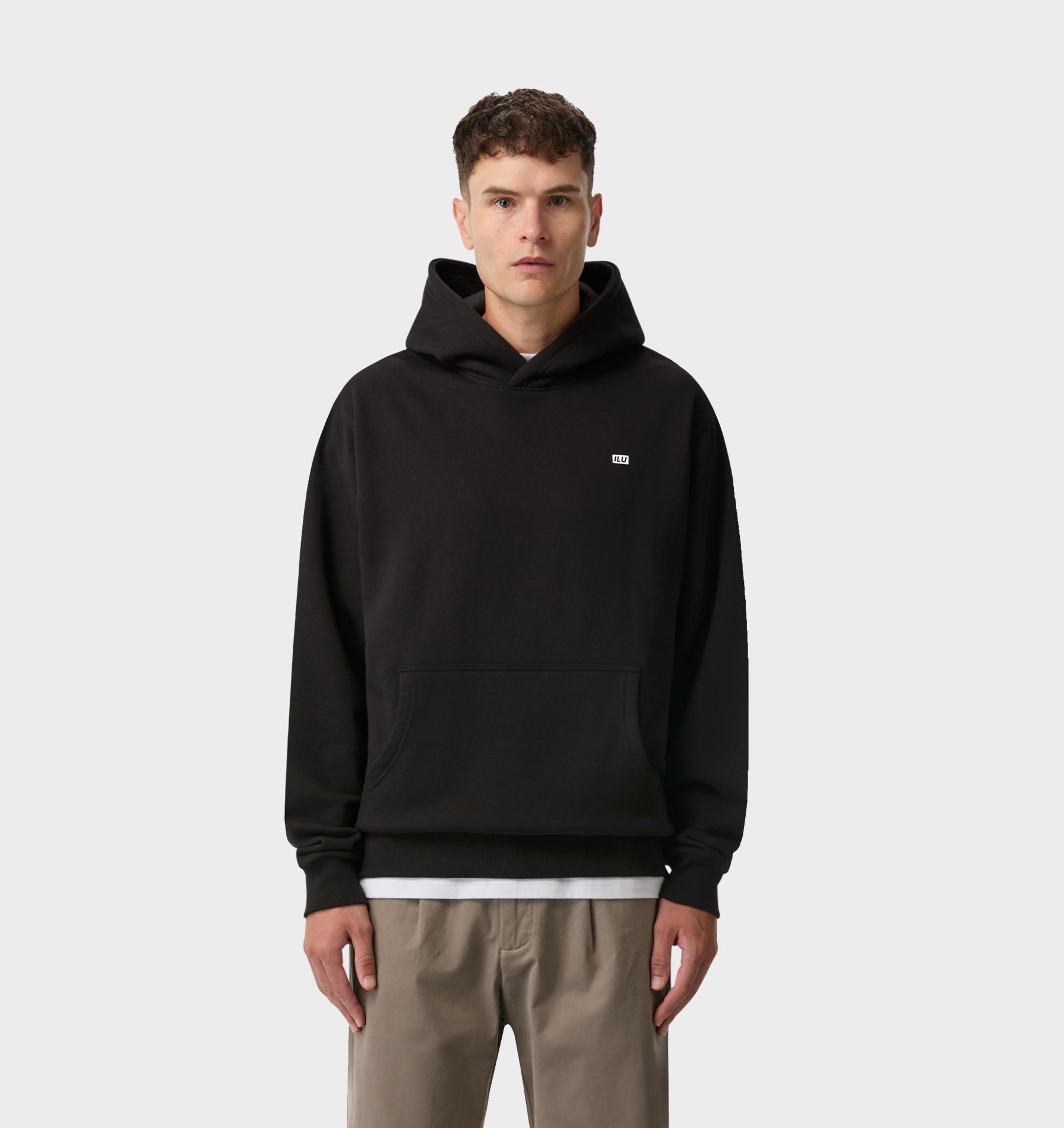 Uniform Logo Hood - Black