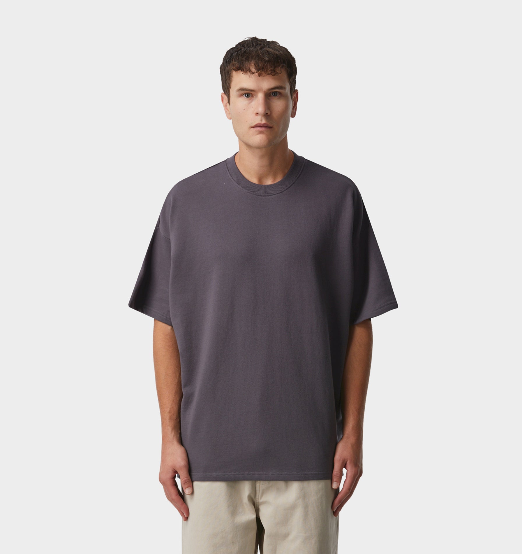 Heavy Box Tee - Slate Blue