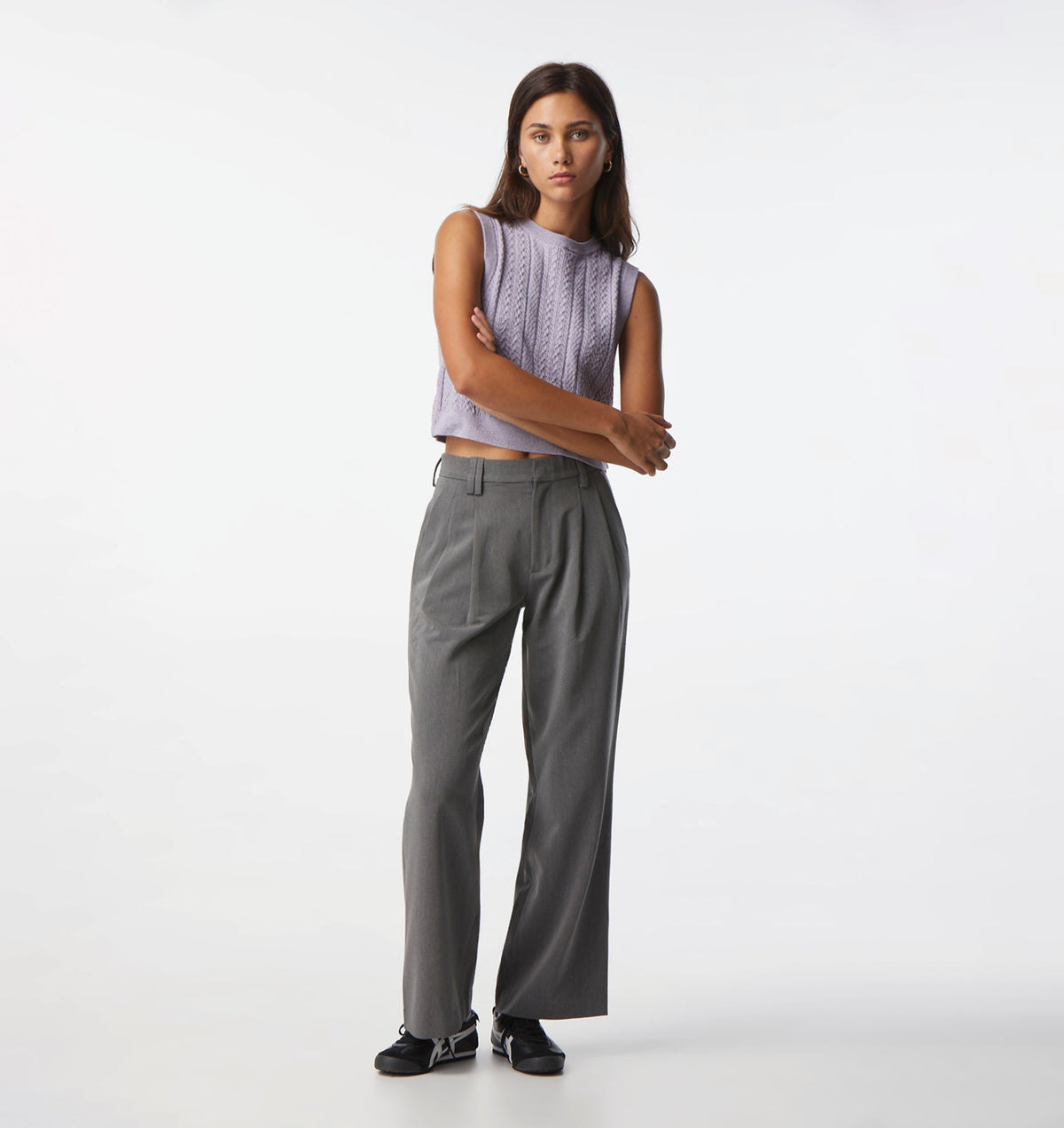 Mica Wide Pant - Grey