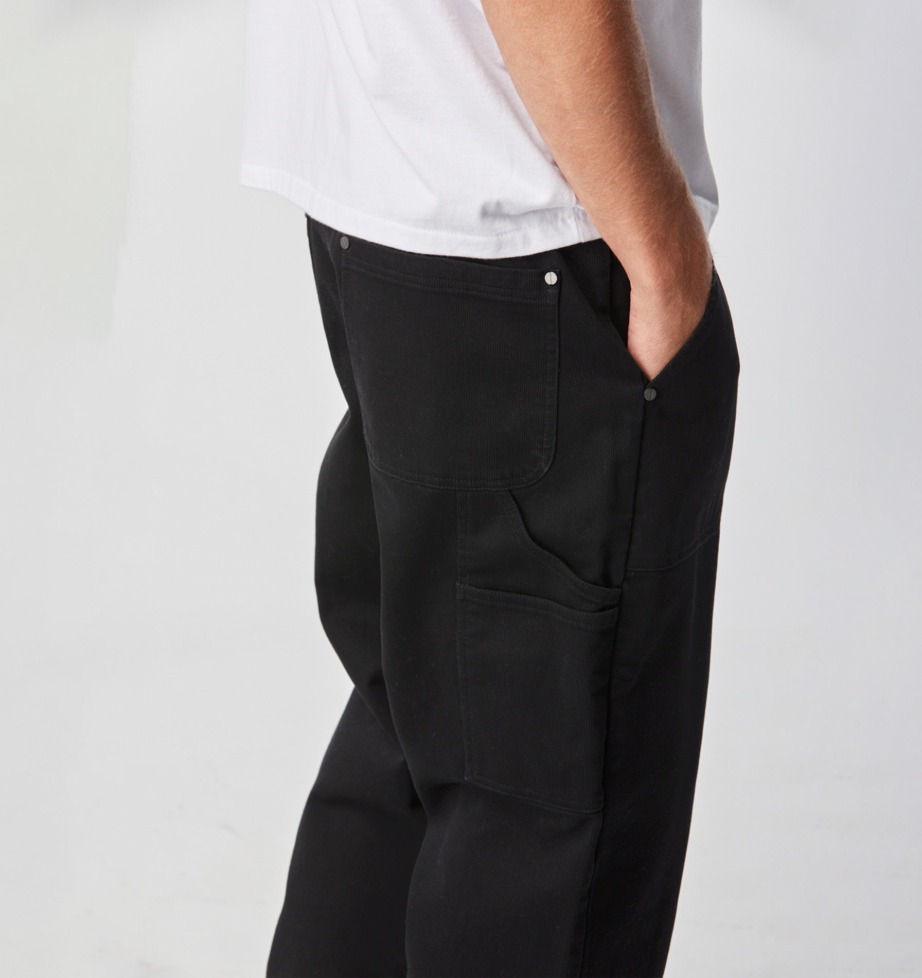 Double Knee Workers Pant - Vintage Black