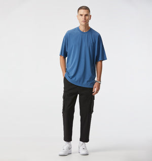 Box Tee - Washed Cobalt