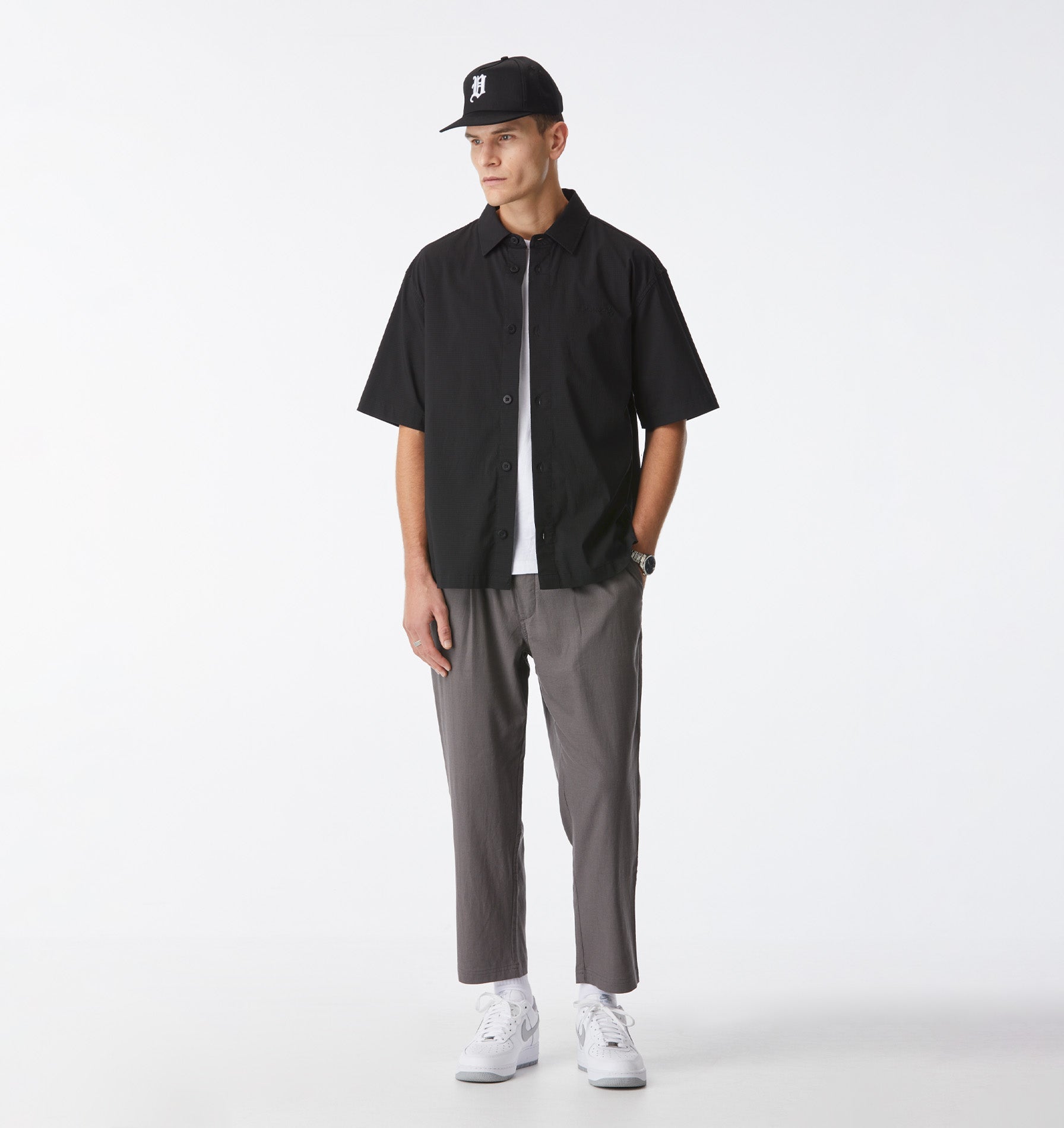 Fitch Cropped Pant - Mushroom