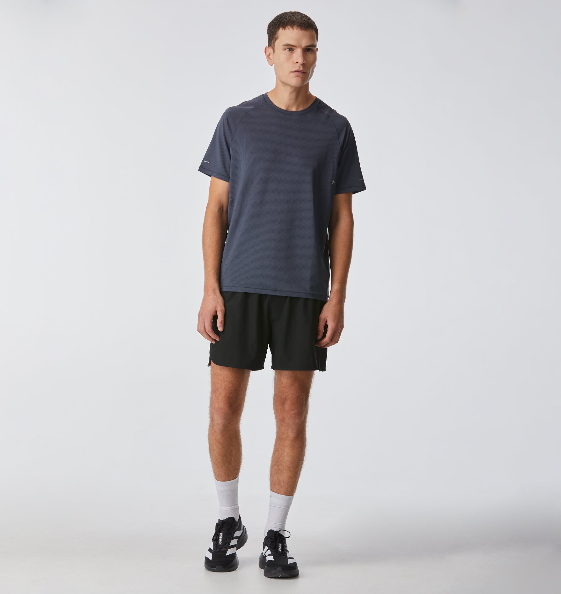 Active Raglan Tee - Charcoal