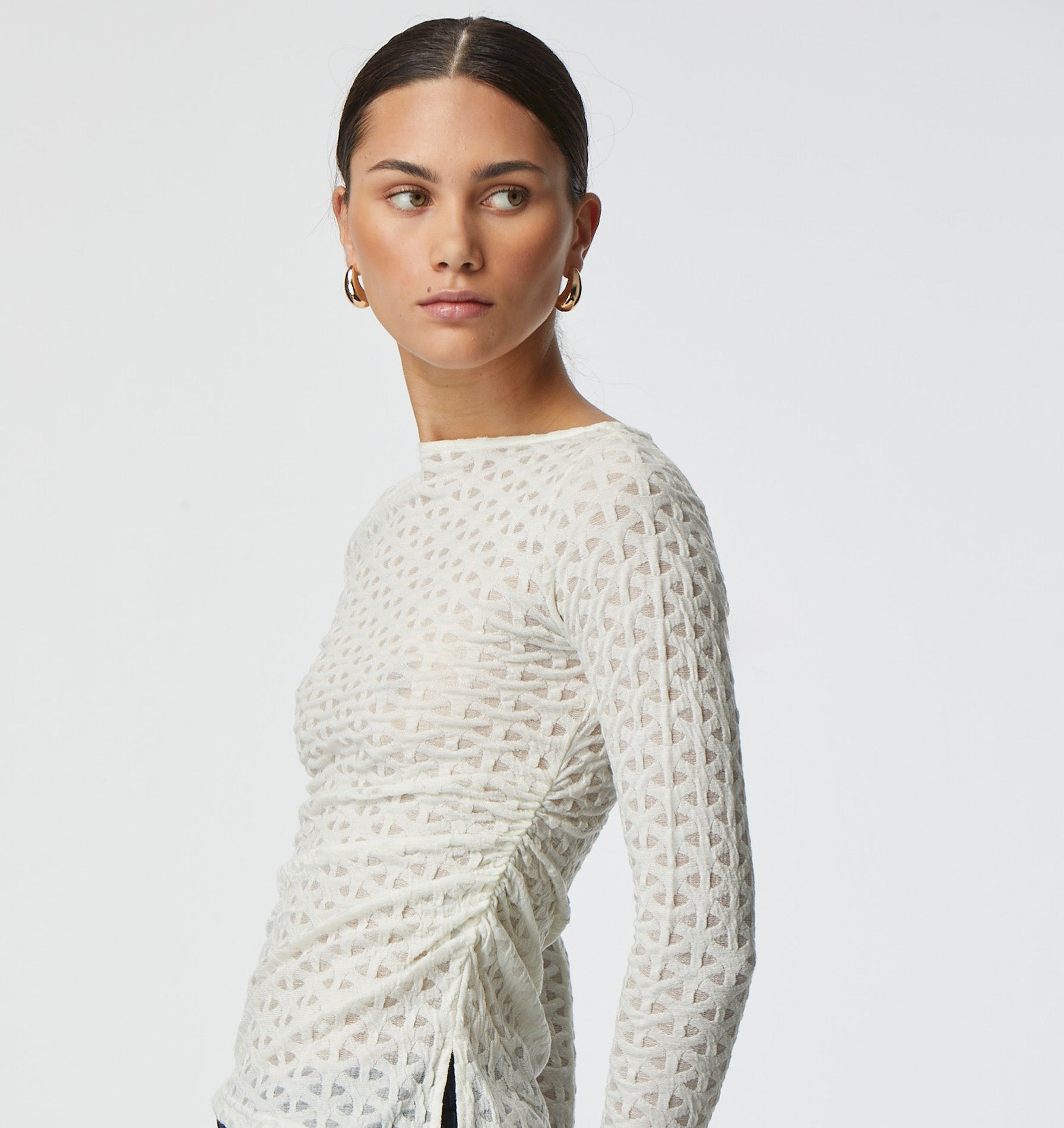 Lani Lace Top - Cream