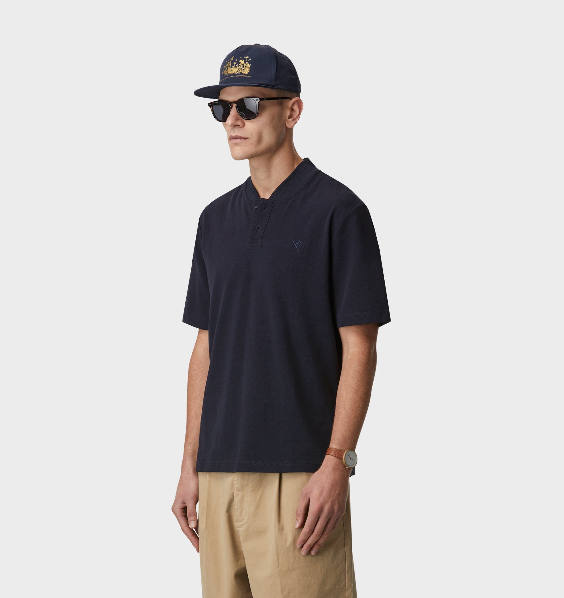 Paden SS Polo Shirt - Navy