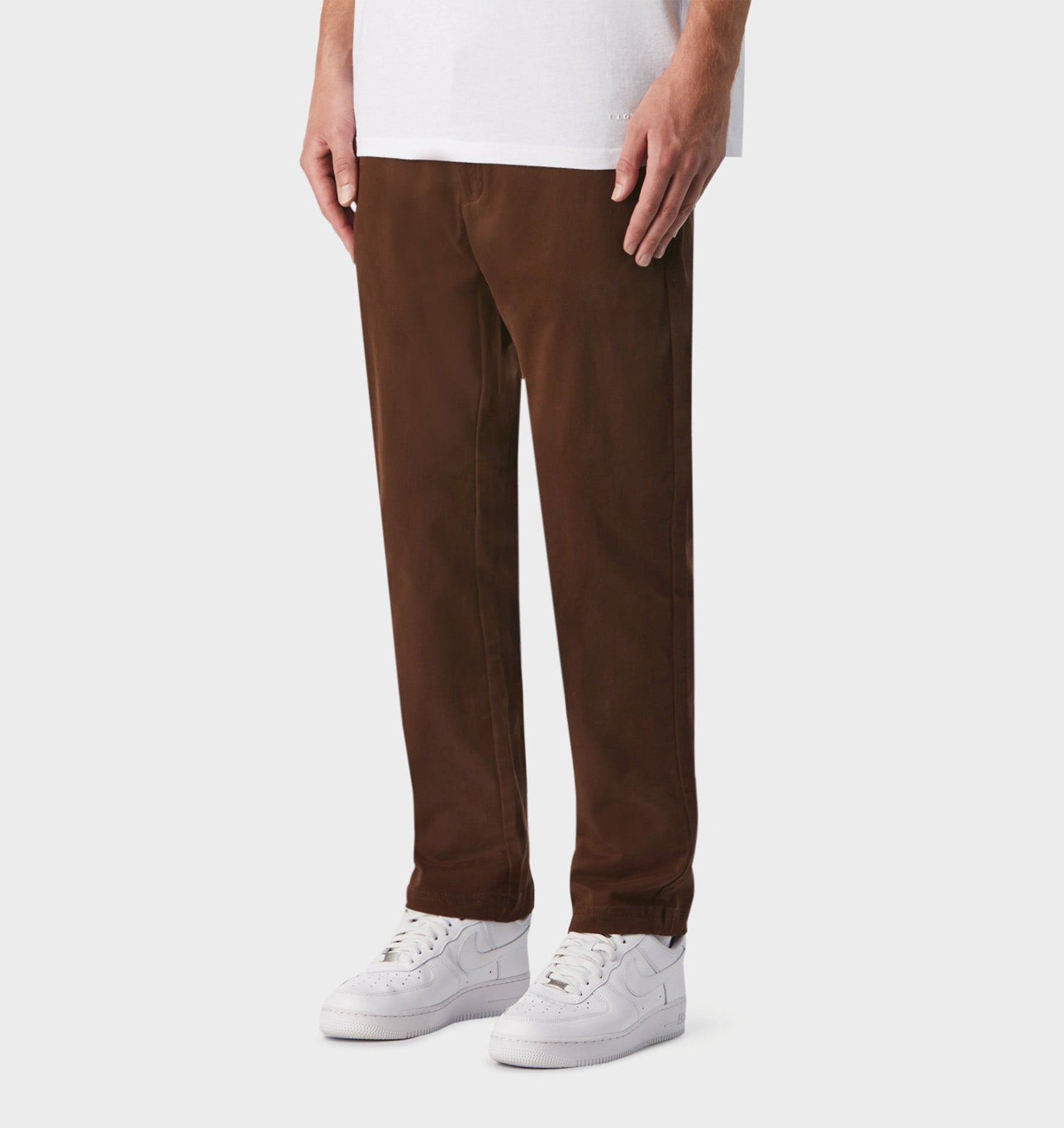 Full Length Slim Kobe Pant - Dark Brown