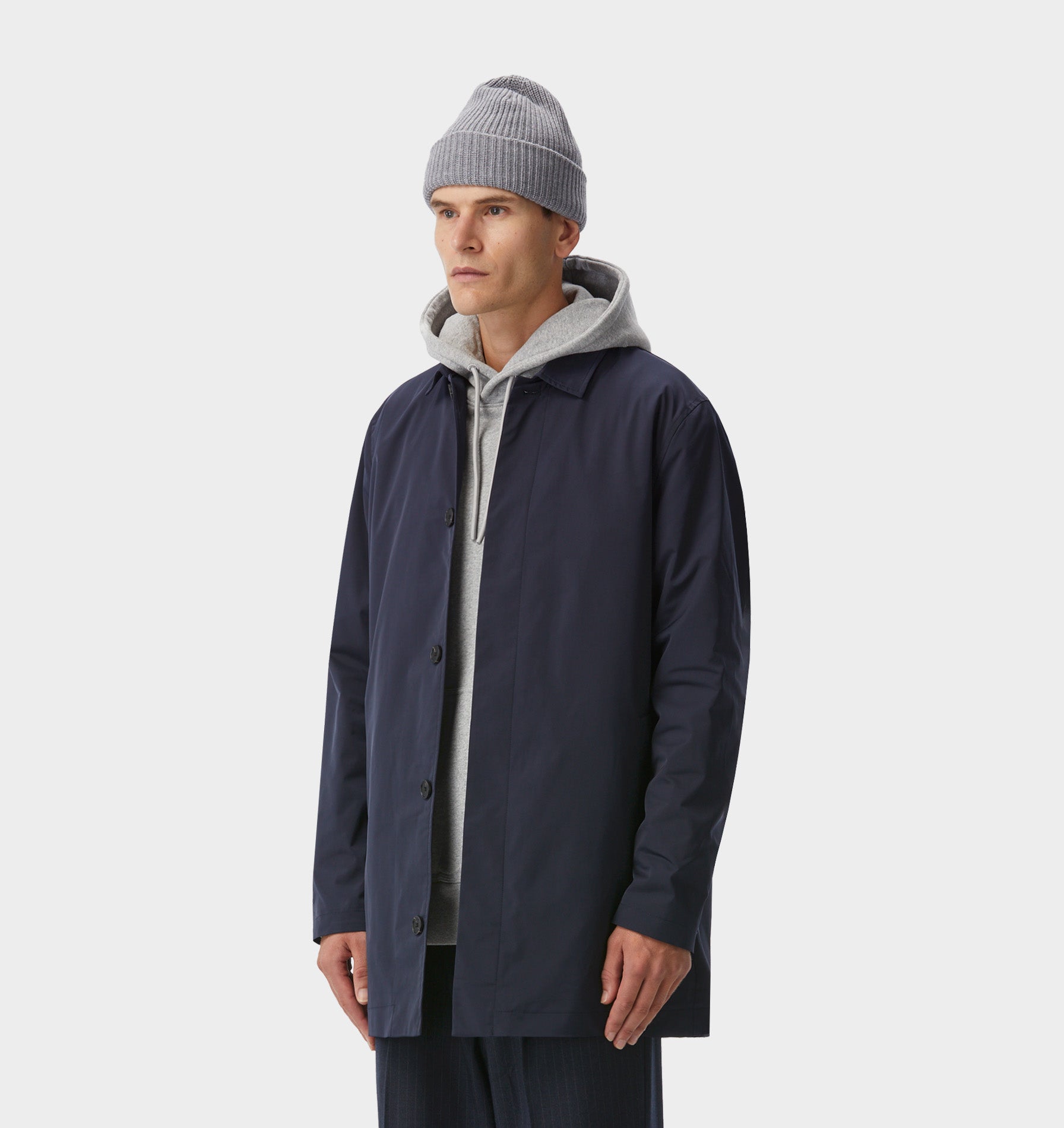 Miller Overcoat - Navy