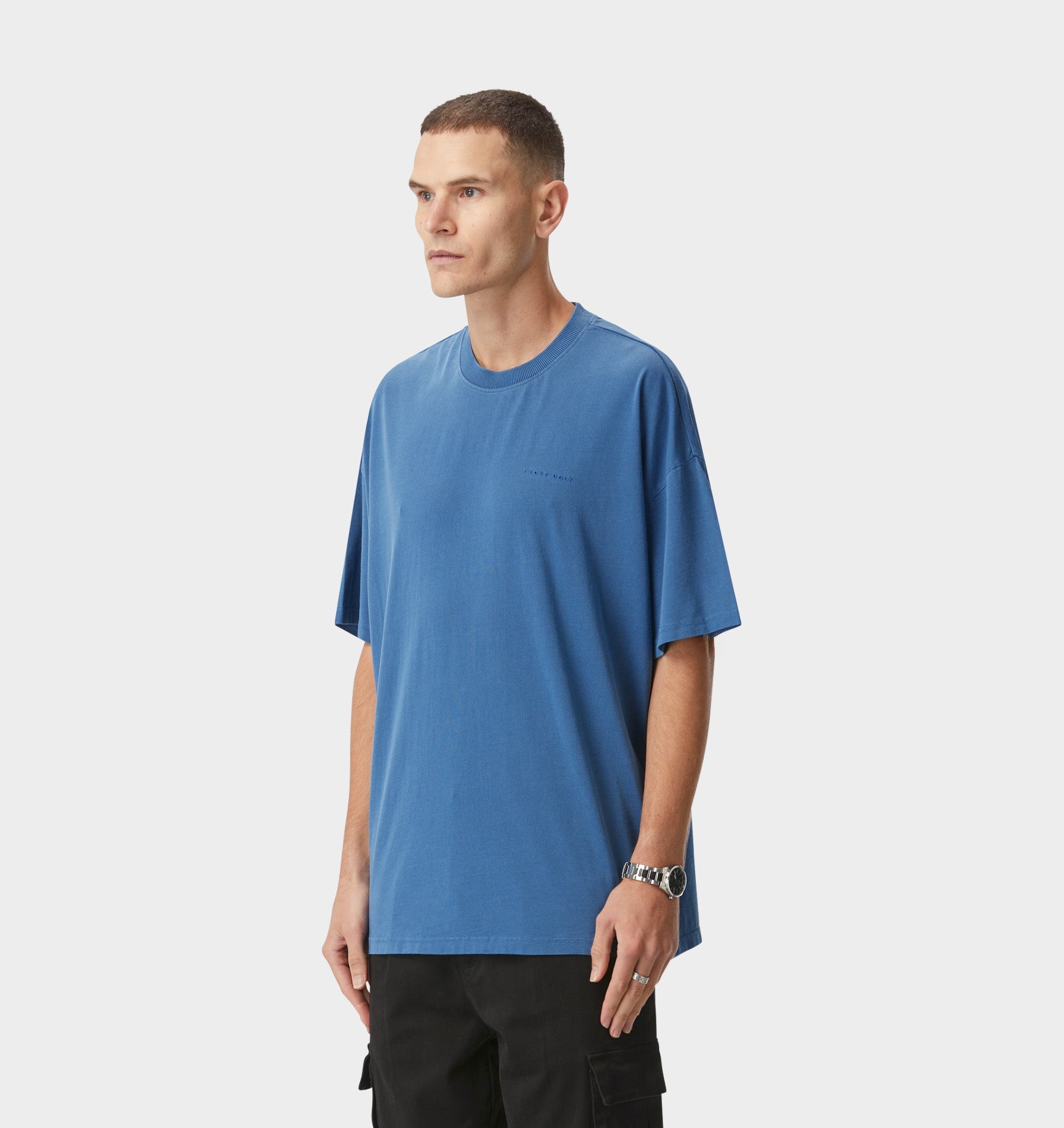 Box Tee - Washed Cobalt