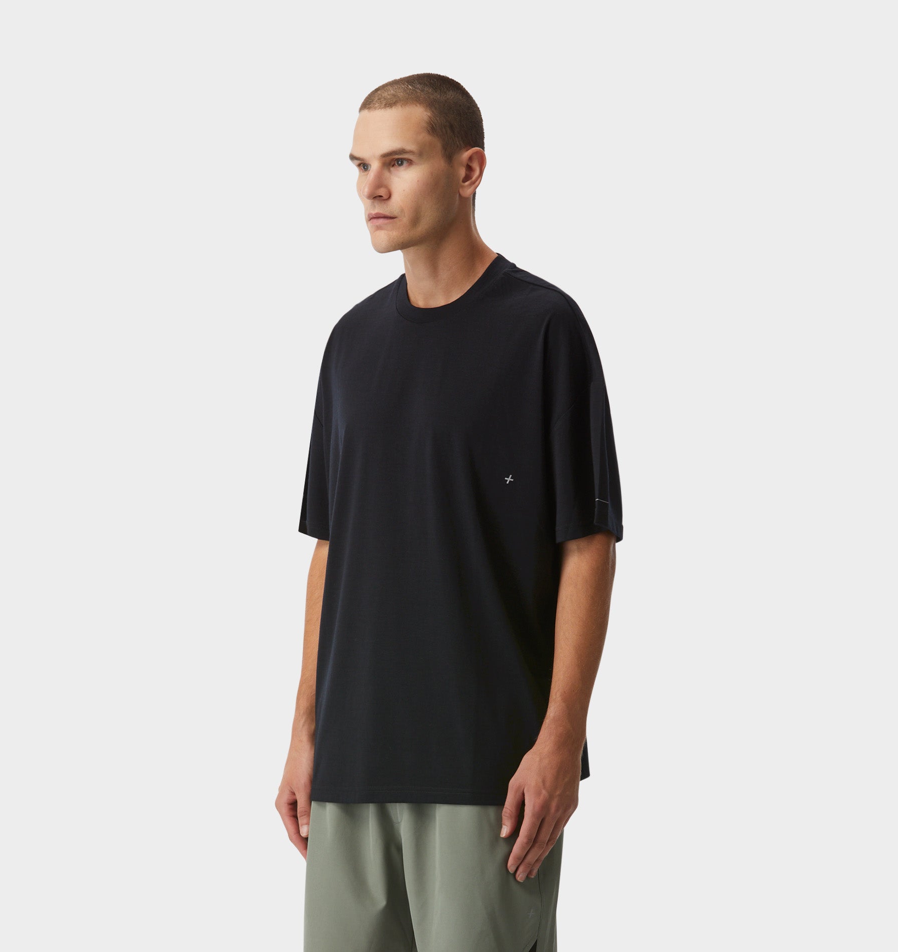 Merino Active Box Tee - Black