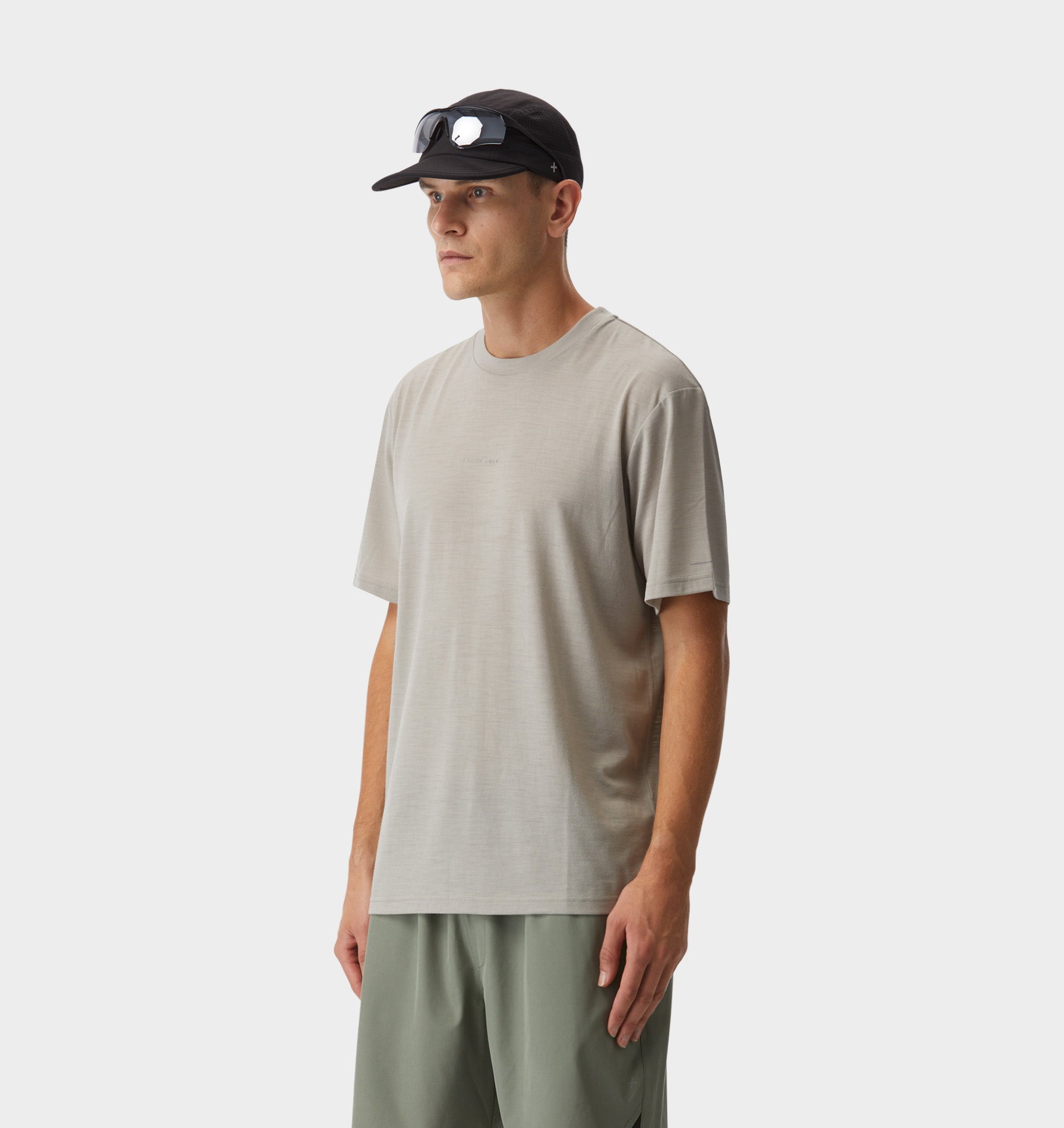 Merino Active Classic Tee - Taupe