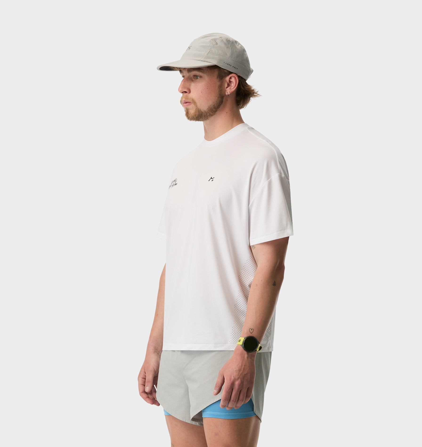 GR X ILU Active Lewi Tee - White