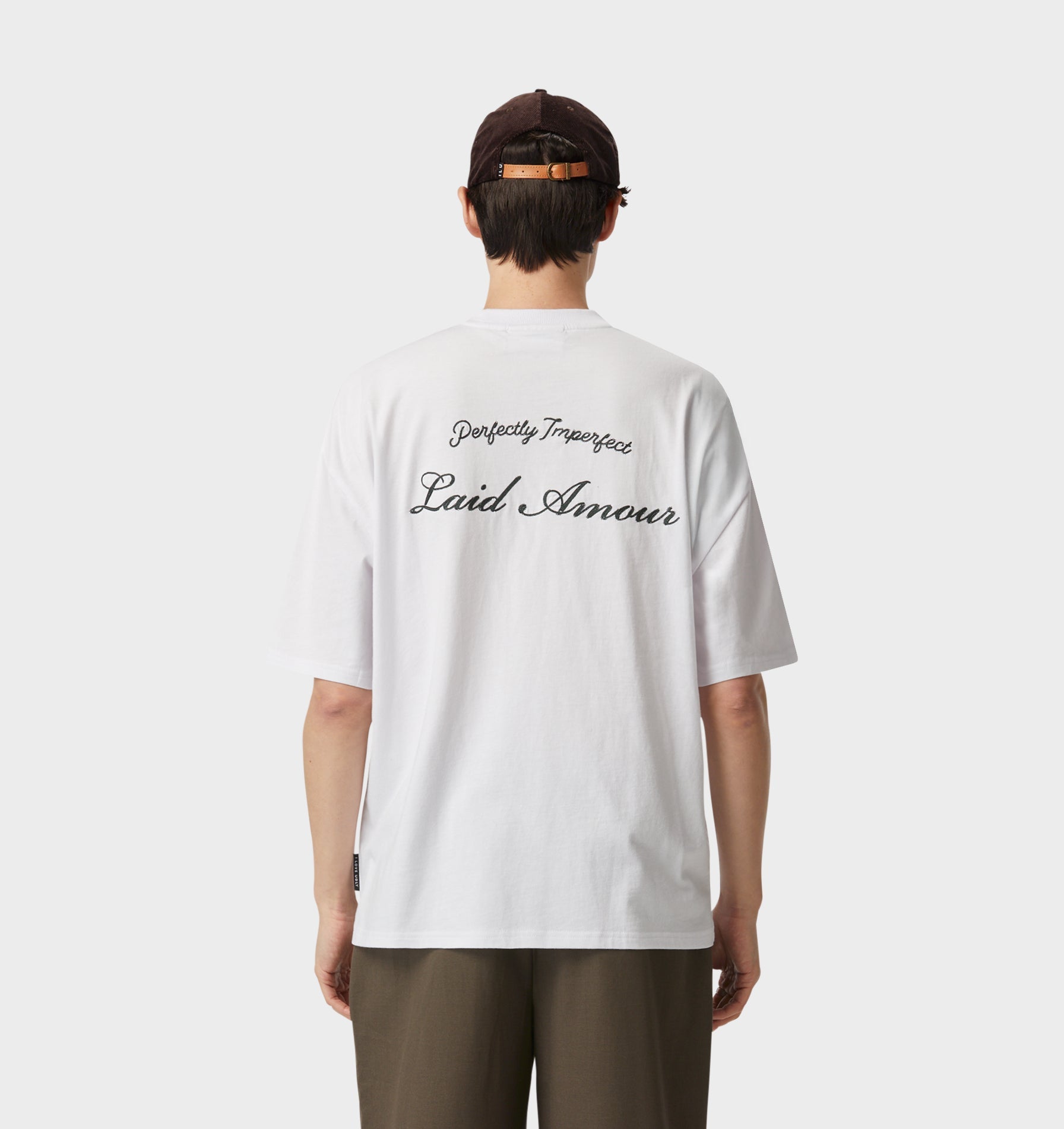 Chainstitch Box Tee 2.0 - White/Forest Green