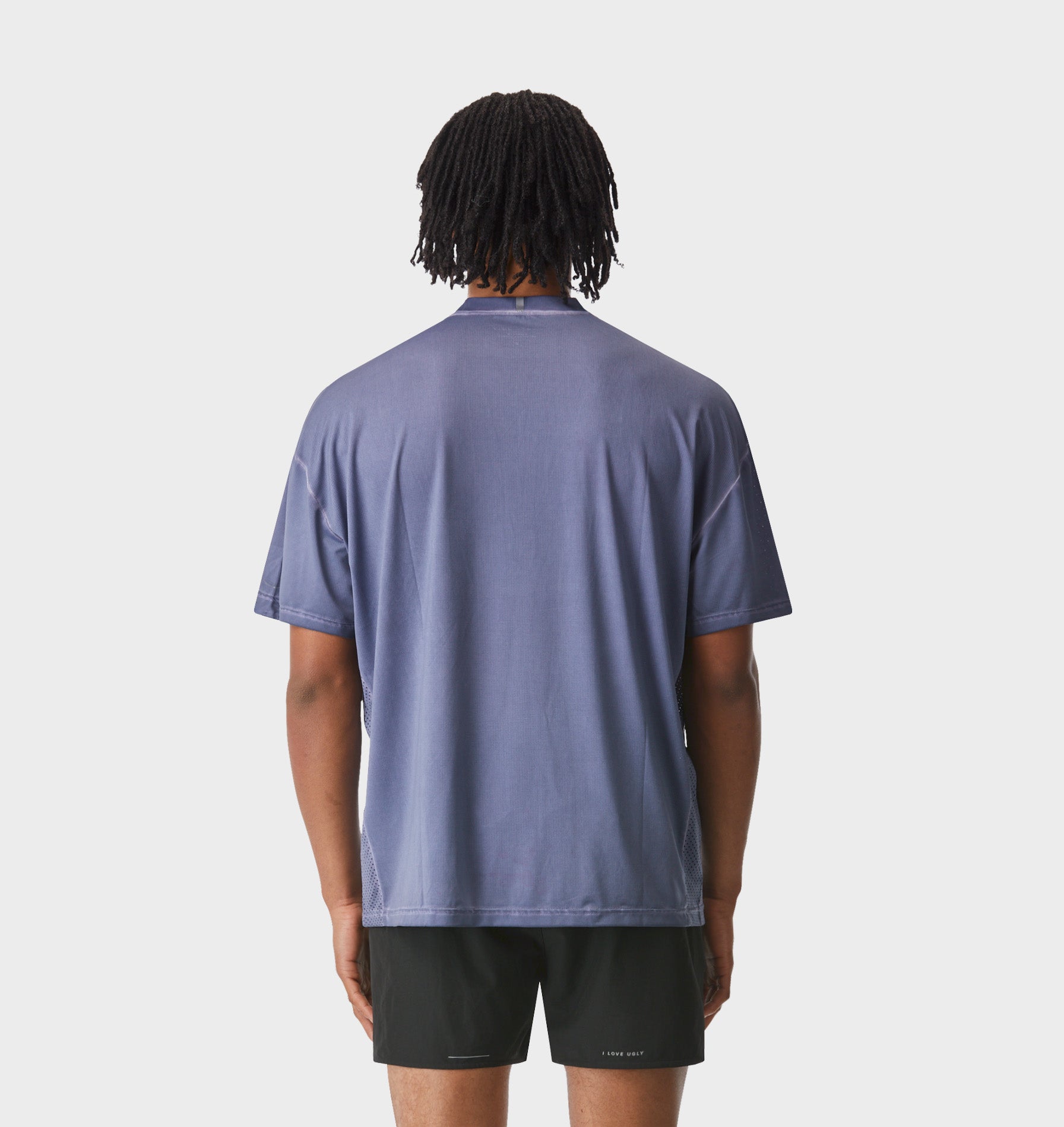 Active Box Tee - Washed Light Blue