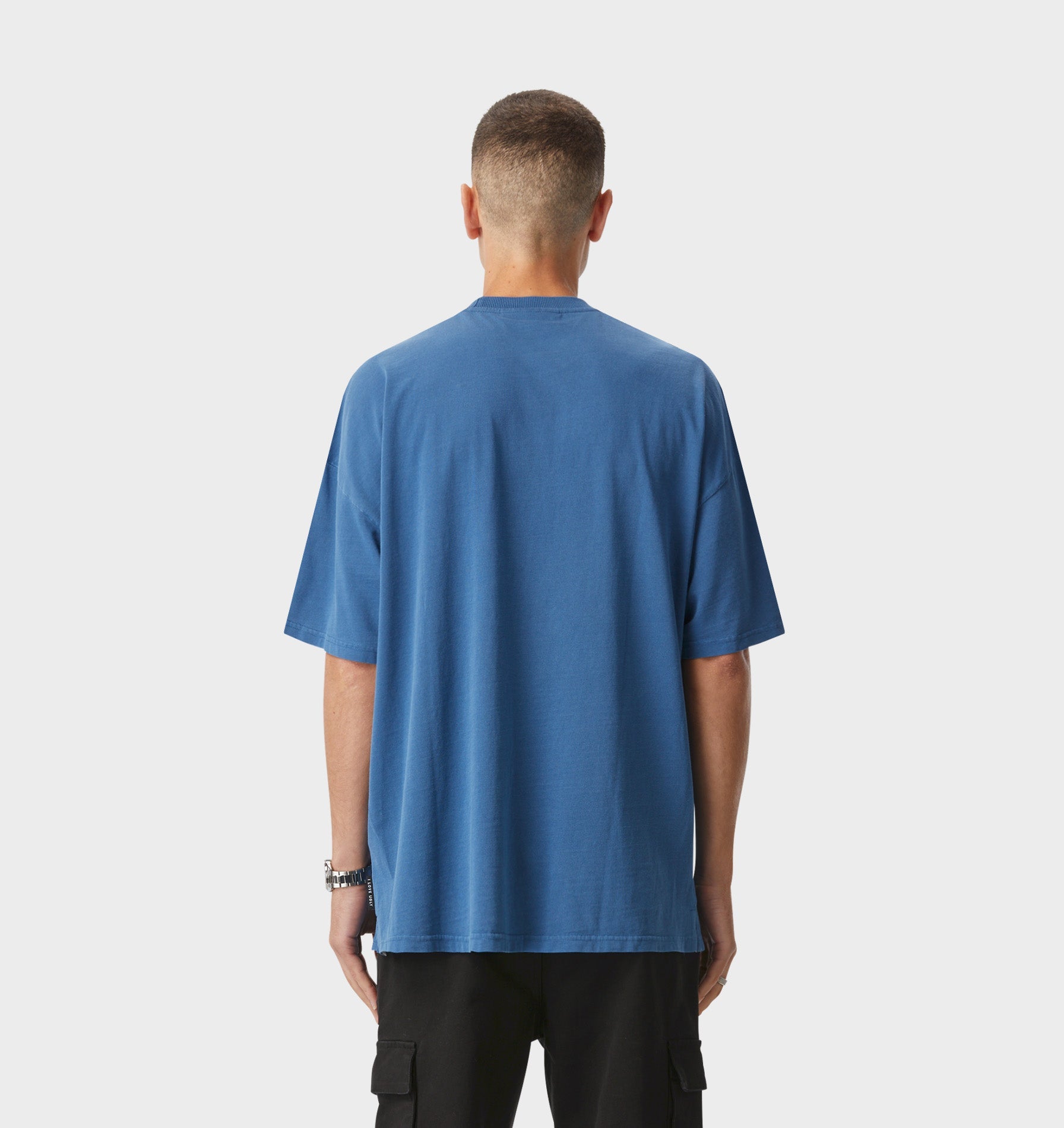 Box Tee - Washed Cobalt