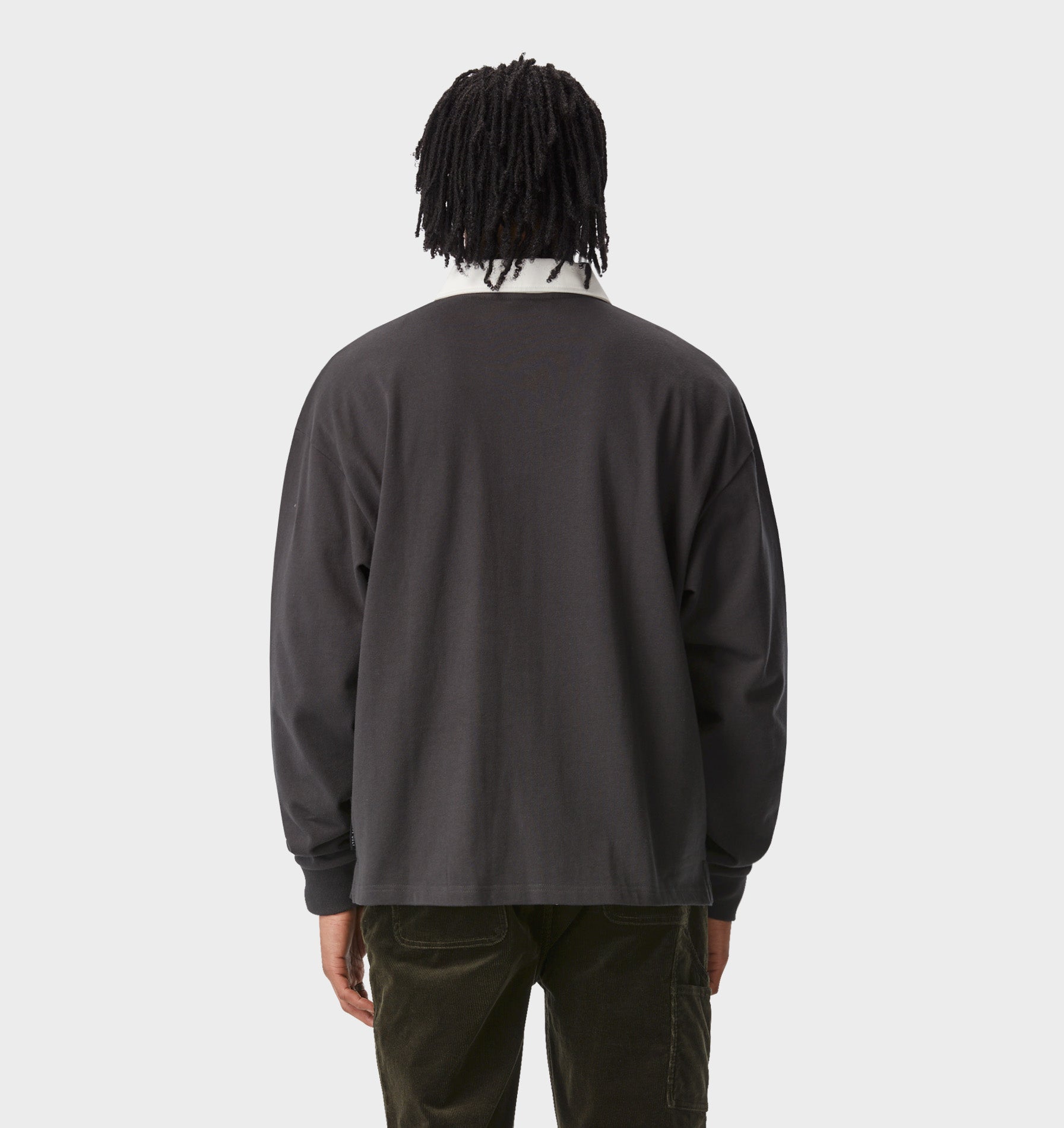 Ardie LS Polo - Charcoal