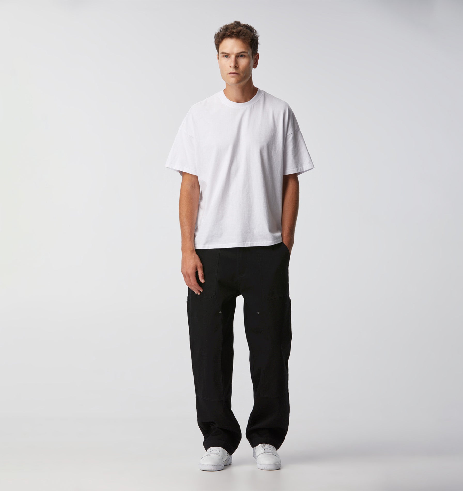 Double Knee Workers Pant - Vintage Black