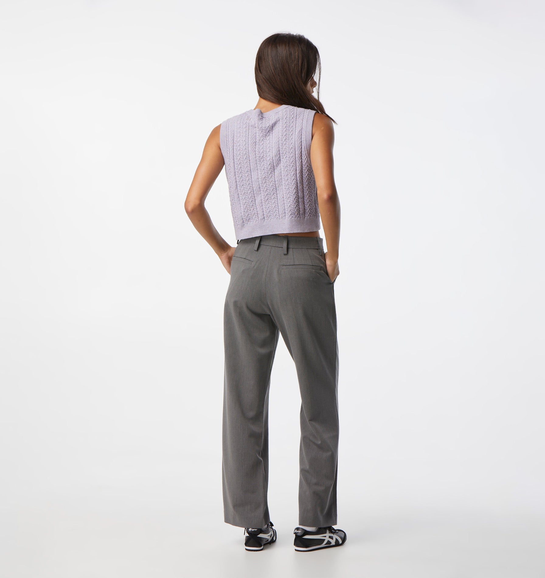 Mica Wide Pant - Grey