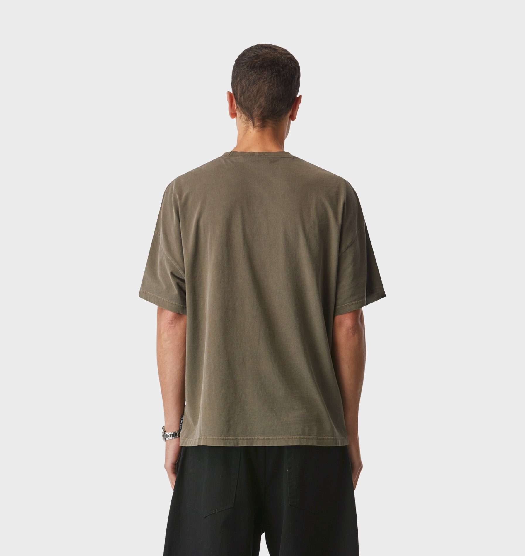 Organised Chaos Lewi Tee - Washed Mushroom