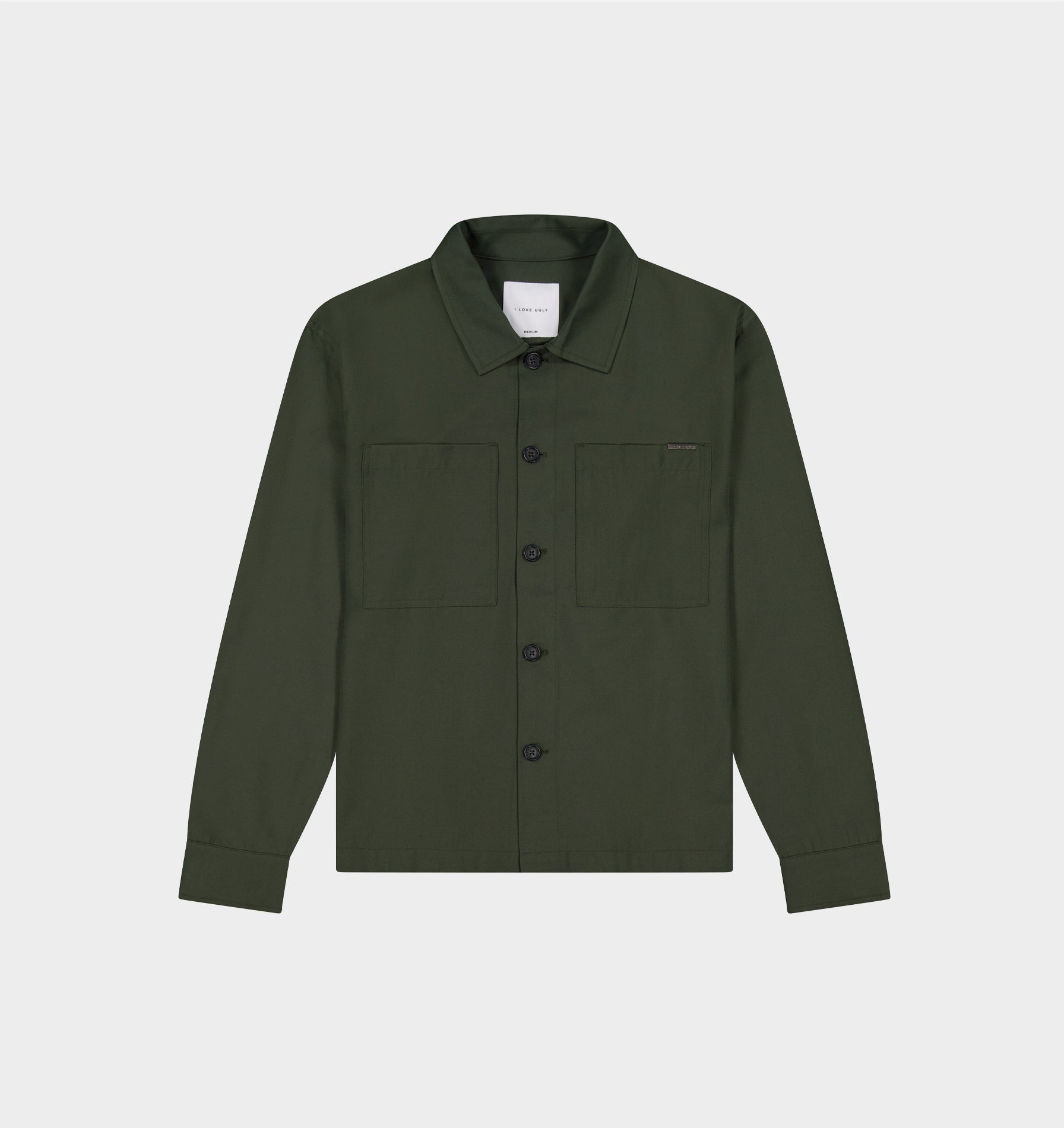 Tailored Overshirt - Smokey Green