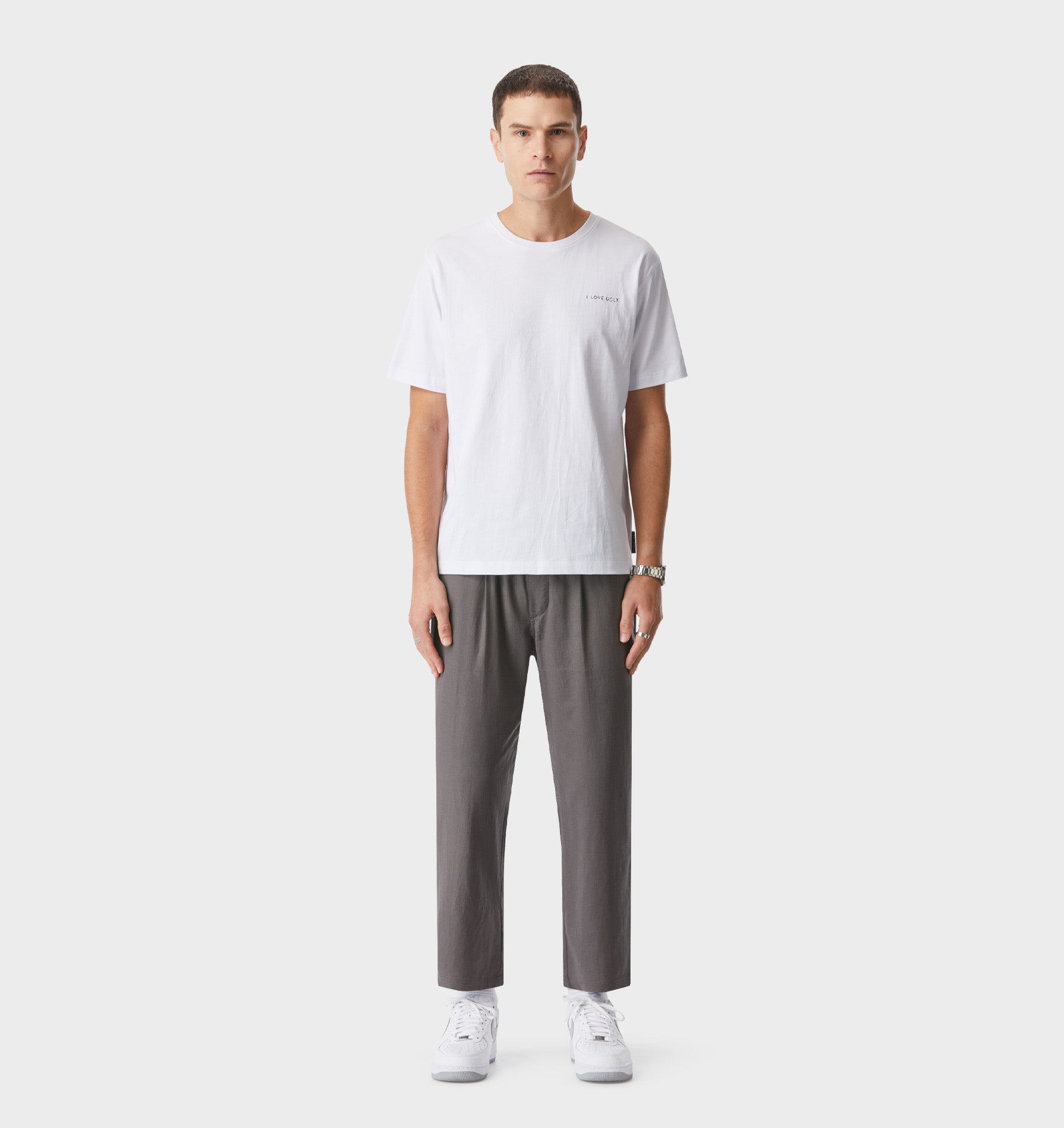 Fitch Cropped Pant - Mushroom